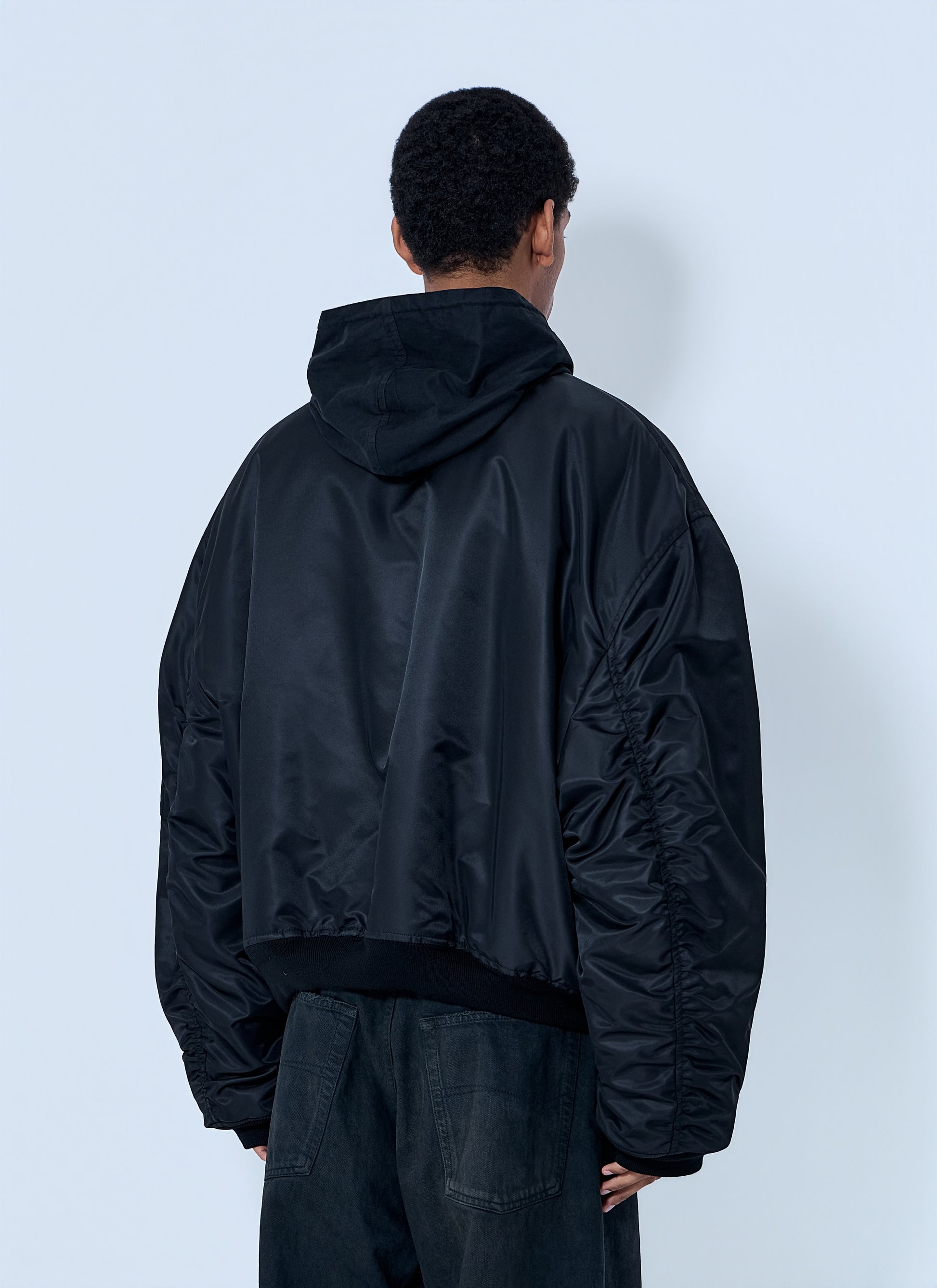 Balenciaga Men Hooded Bomber Jacket BALENCIAGA