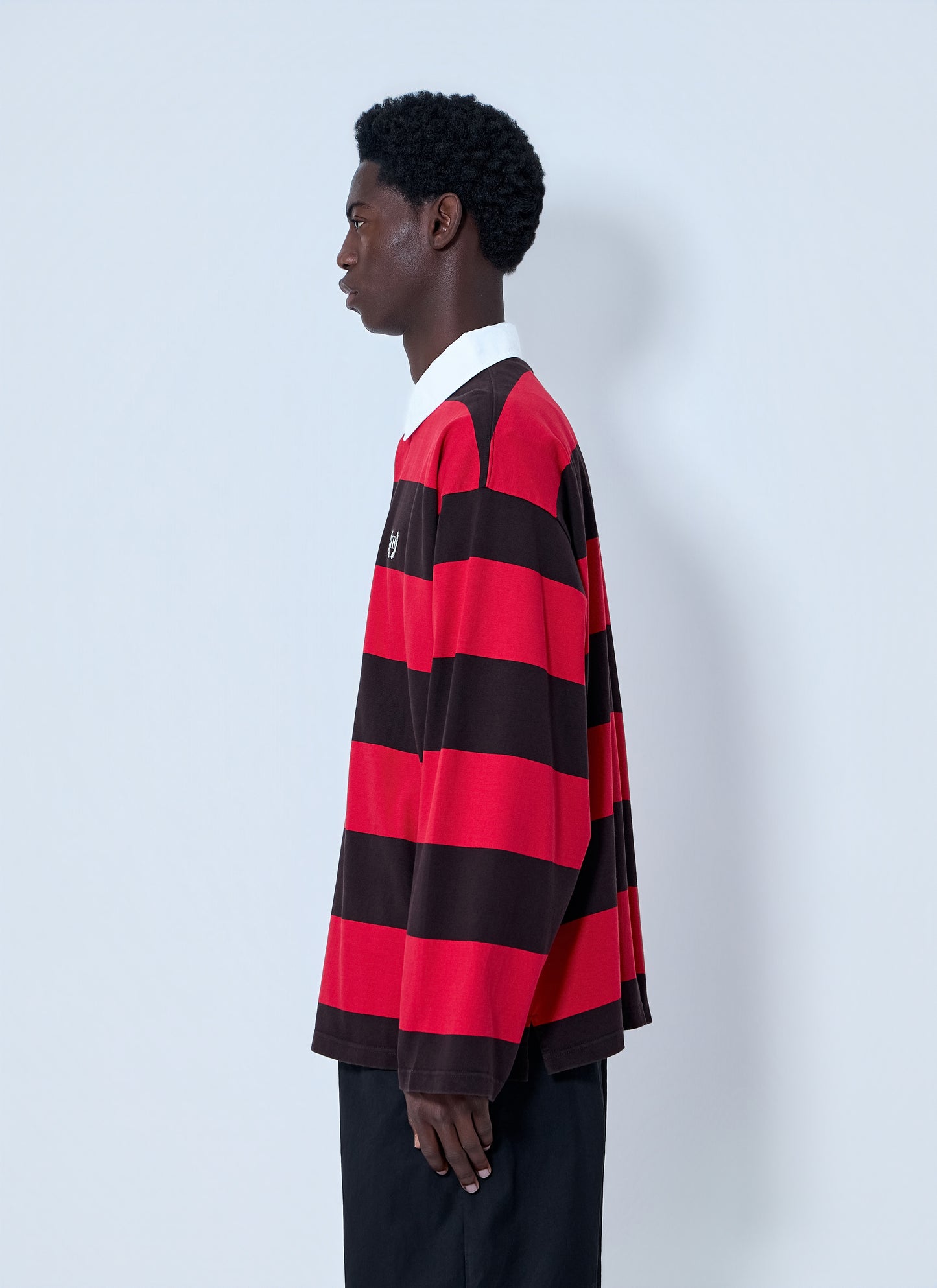 Balenciaga Men Striped Rugby T-Shirt BALENCIAGA