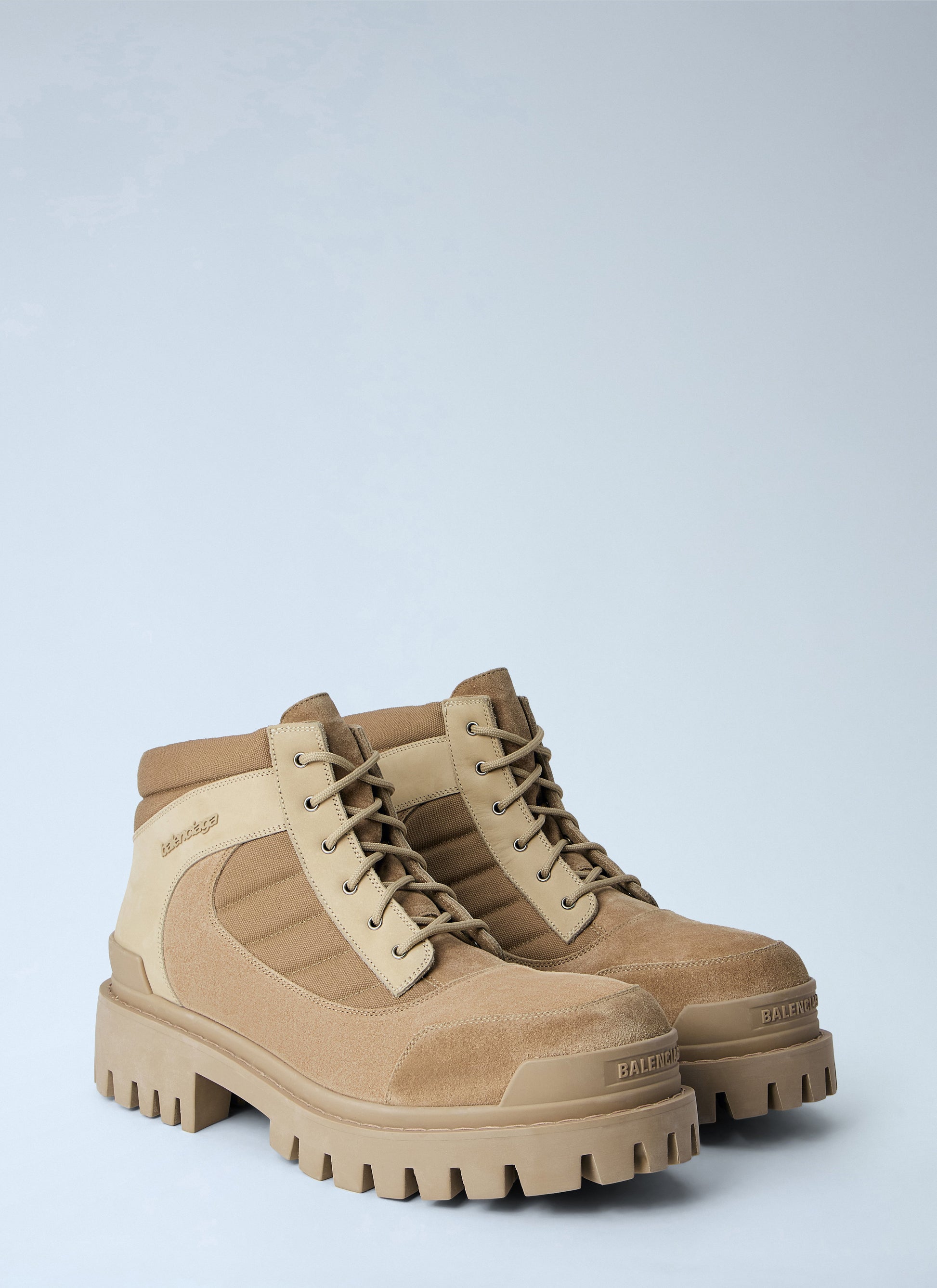 Balenciaga Men Low Strike Combat Boots BALENCIAGA