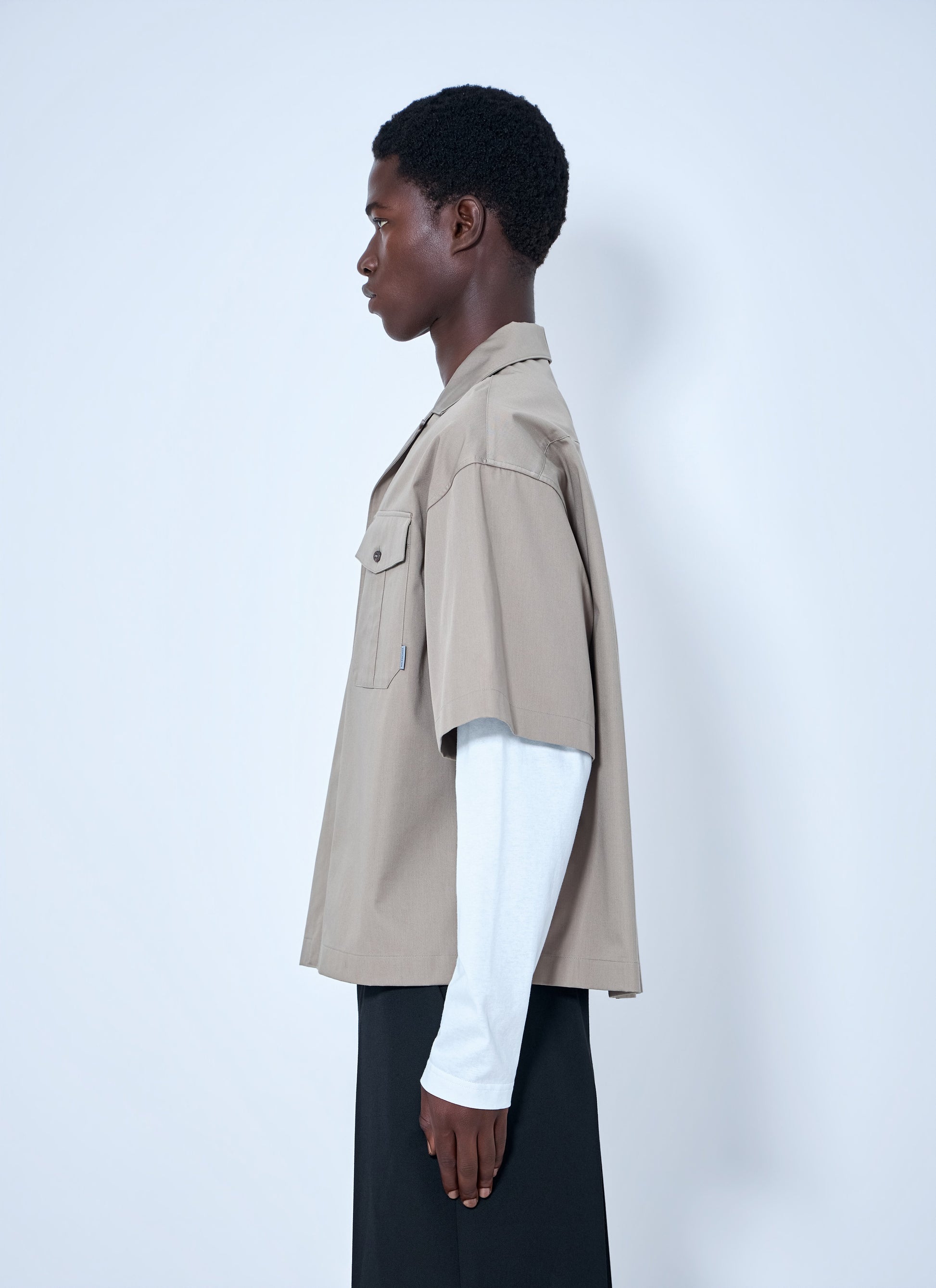 Balenciaga Men Short-Sleeve Button-Down Shirt BALENCIAGA