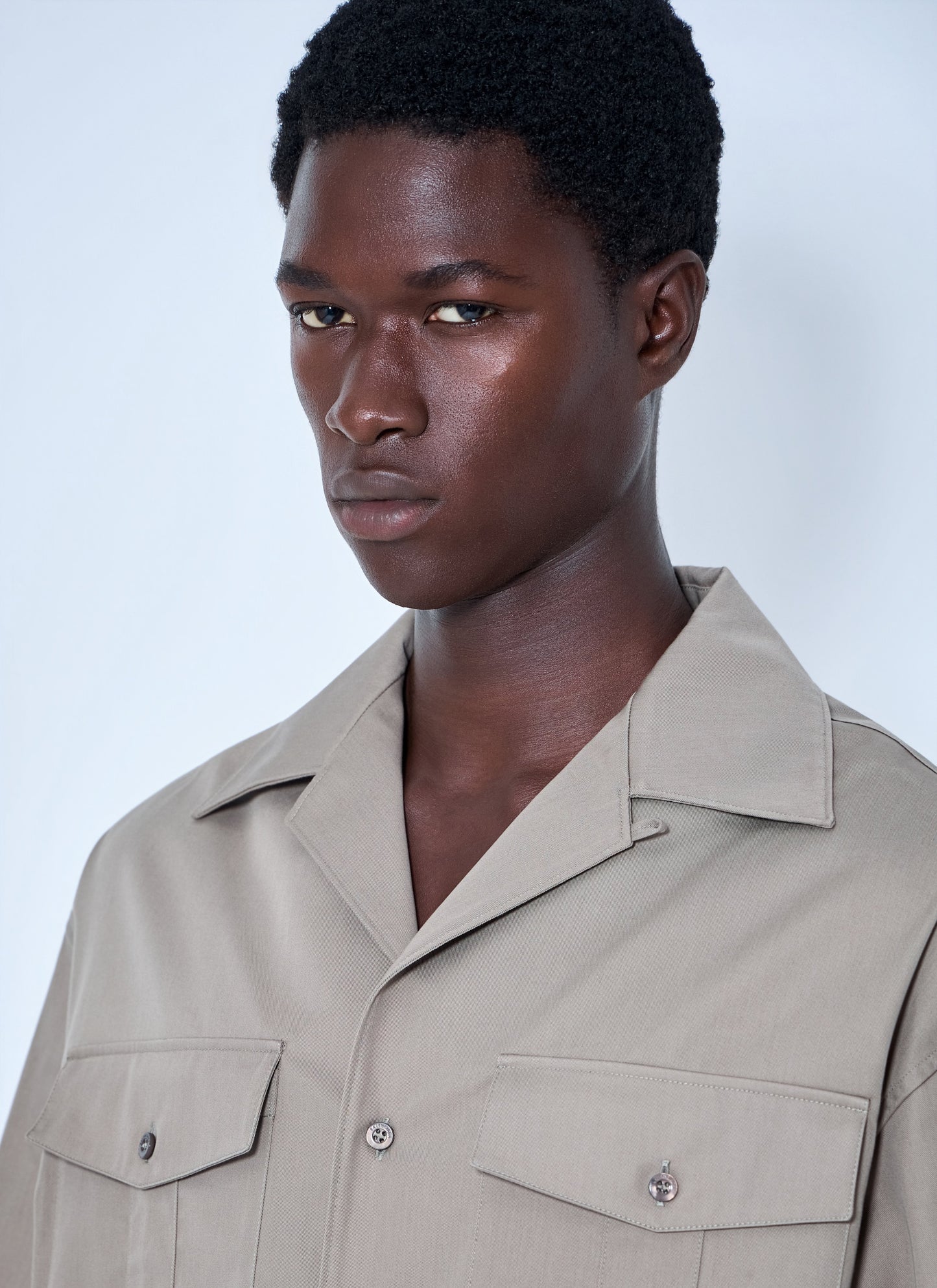 Balenciaga Men Short-Sleeve Button-Down Shirt BALENCIAGA