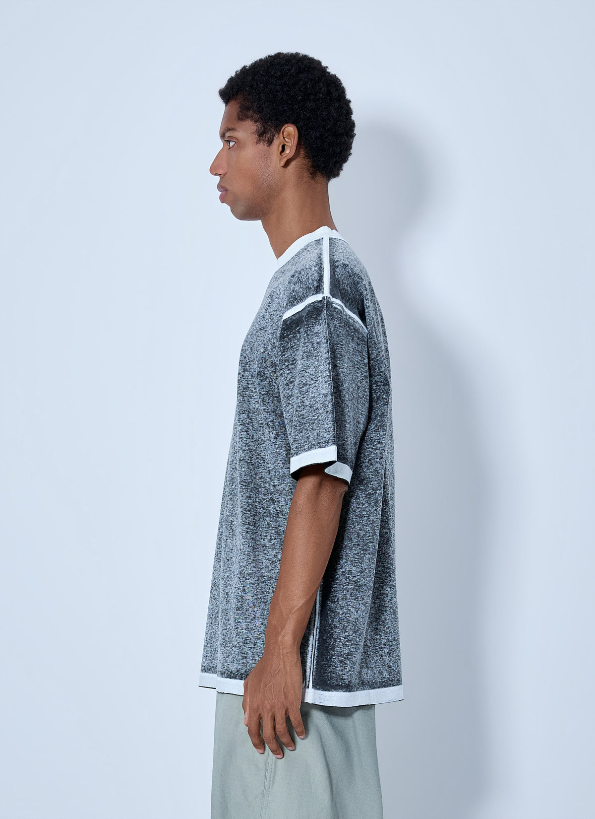 Balenciaga Men Logo Motif T-Shirt BALENCIAGA
