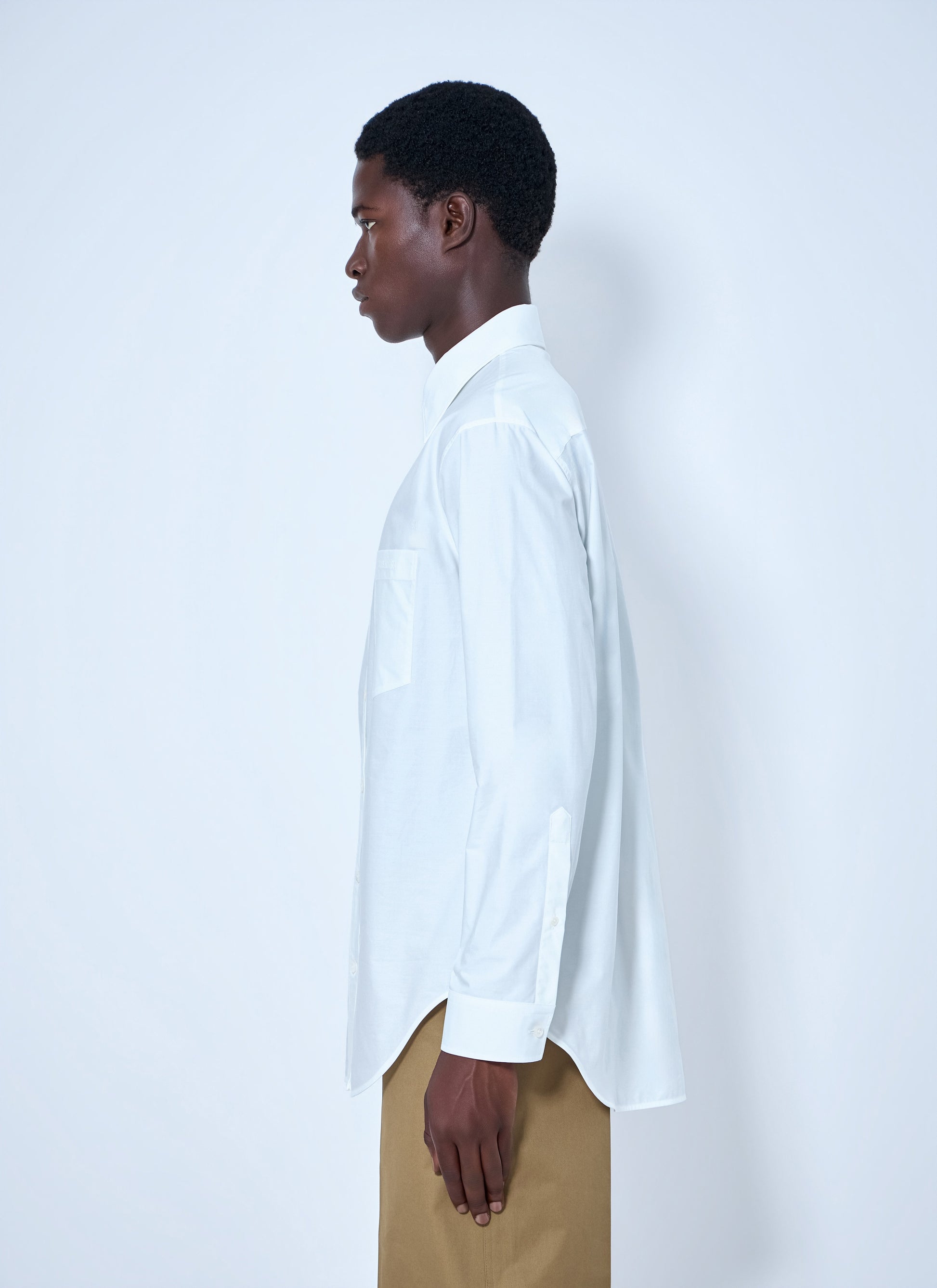 Balenciaga Men Cotton Poplin Shirt BALENCIAGA