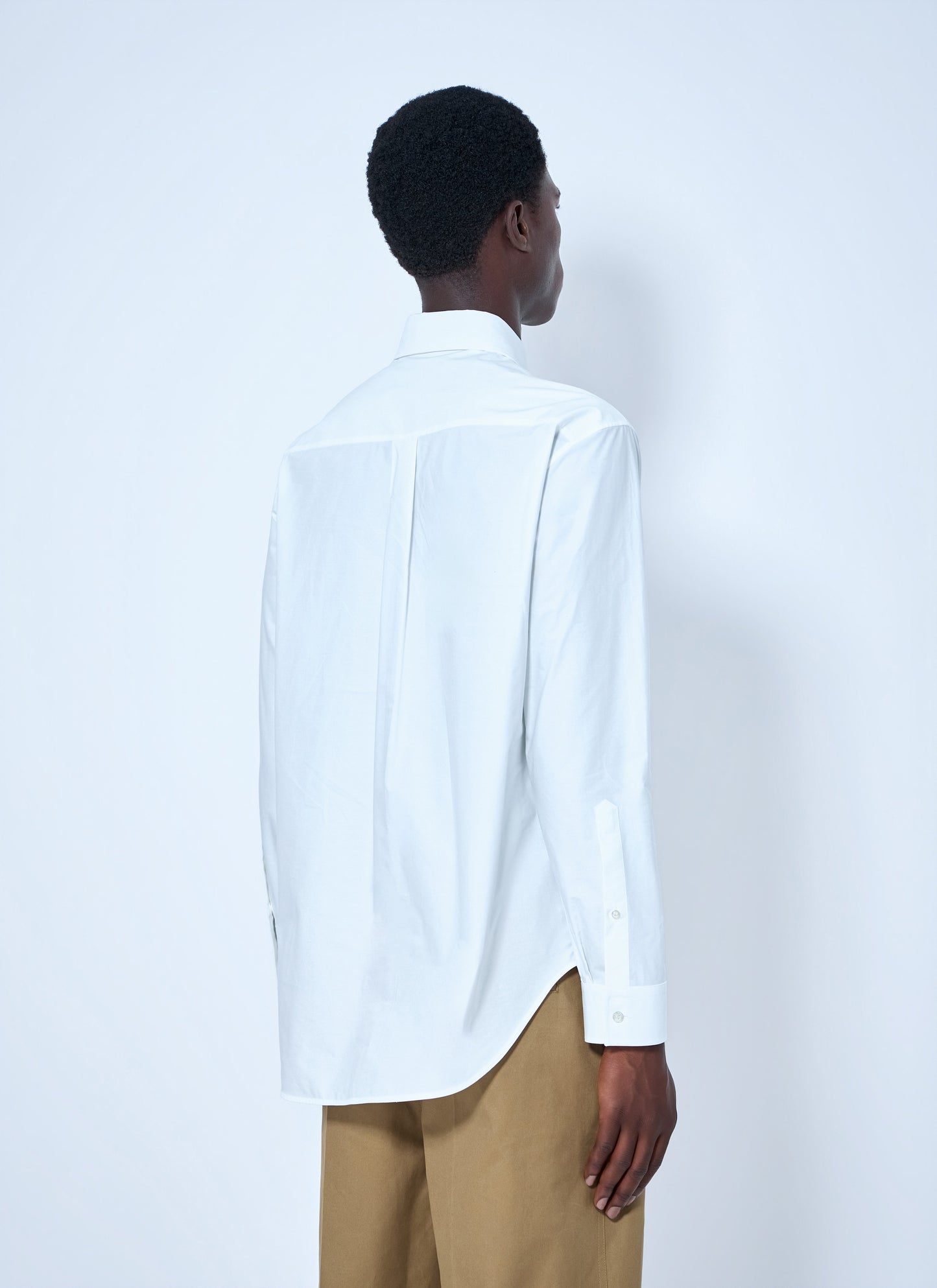 Balenciaga Men Cotton Poplin Shirt BALENCIAGA