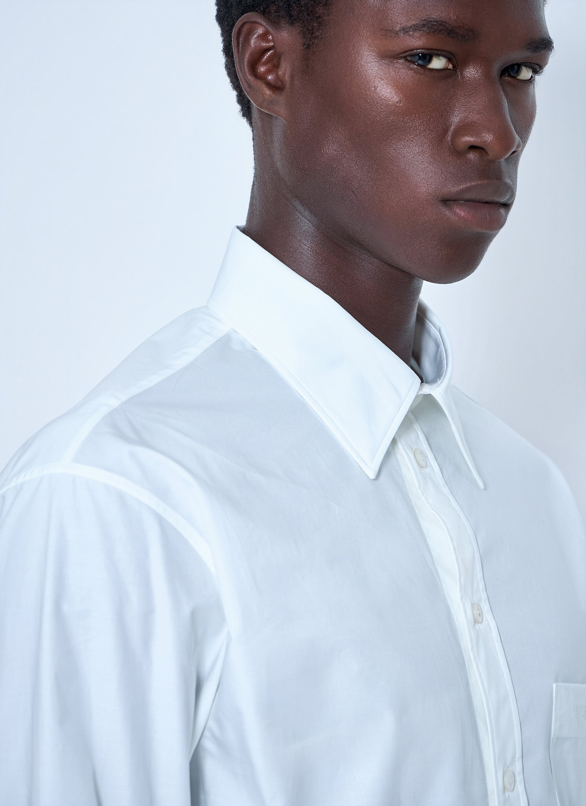 Balenciaga Men Cotton Poplin Shirt BALENCIAGA