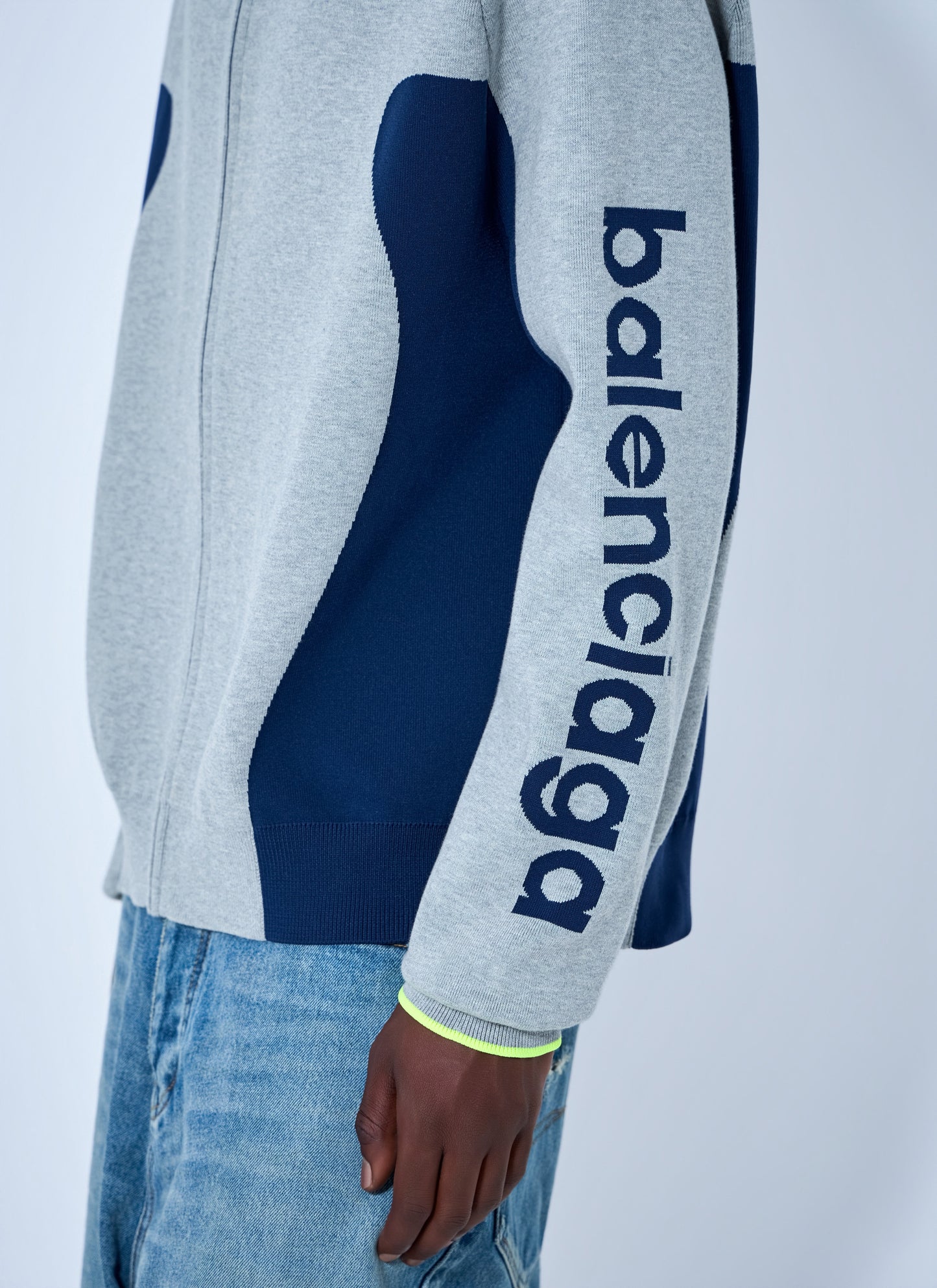 Balenciaga Men Zip-Up Track Jacket BALENCIAGA