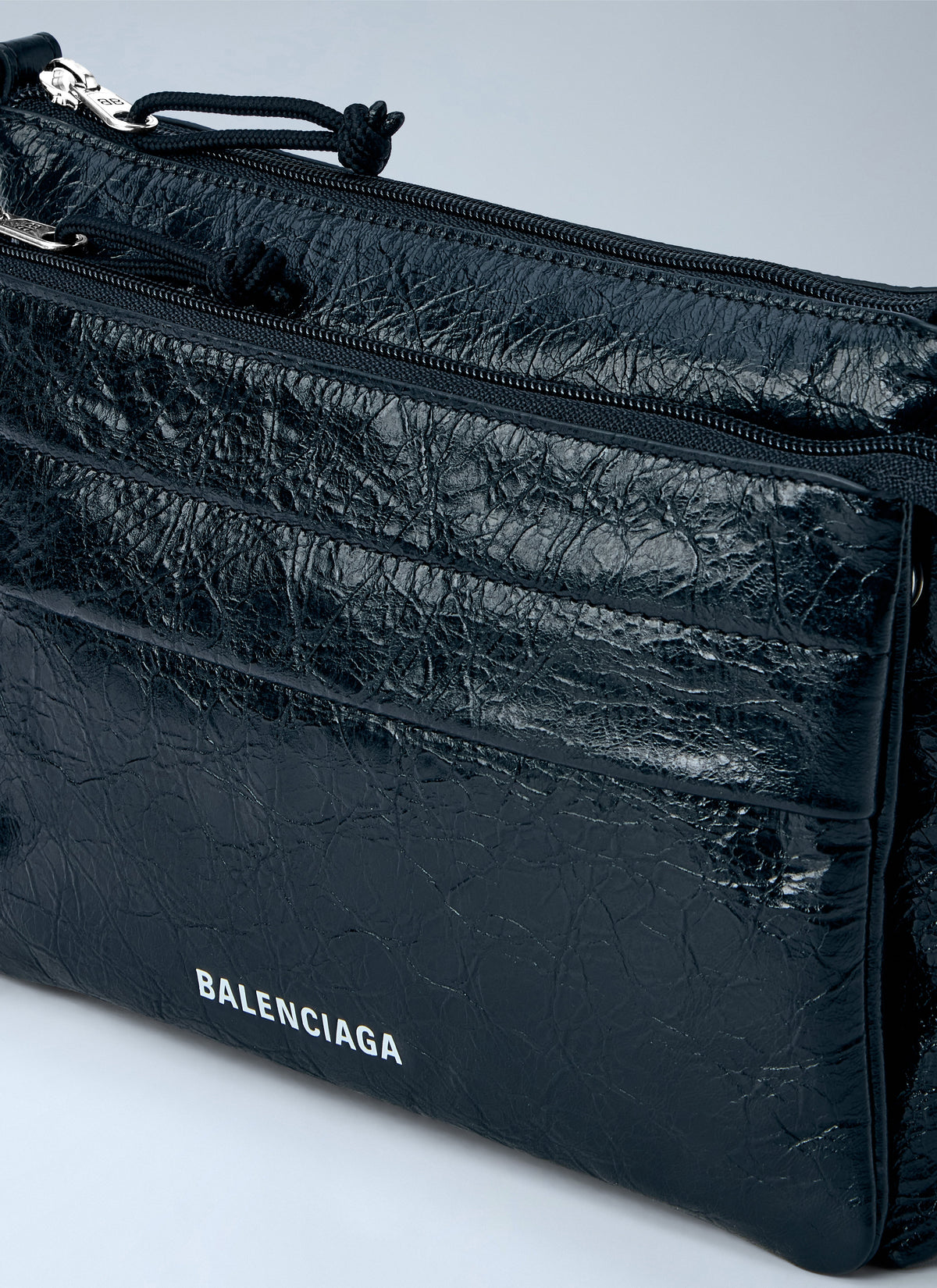 Balenciaga Men Explorer Double Pouch Messenger Bag BALENCIAGA