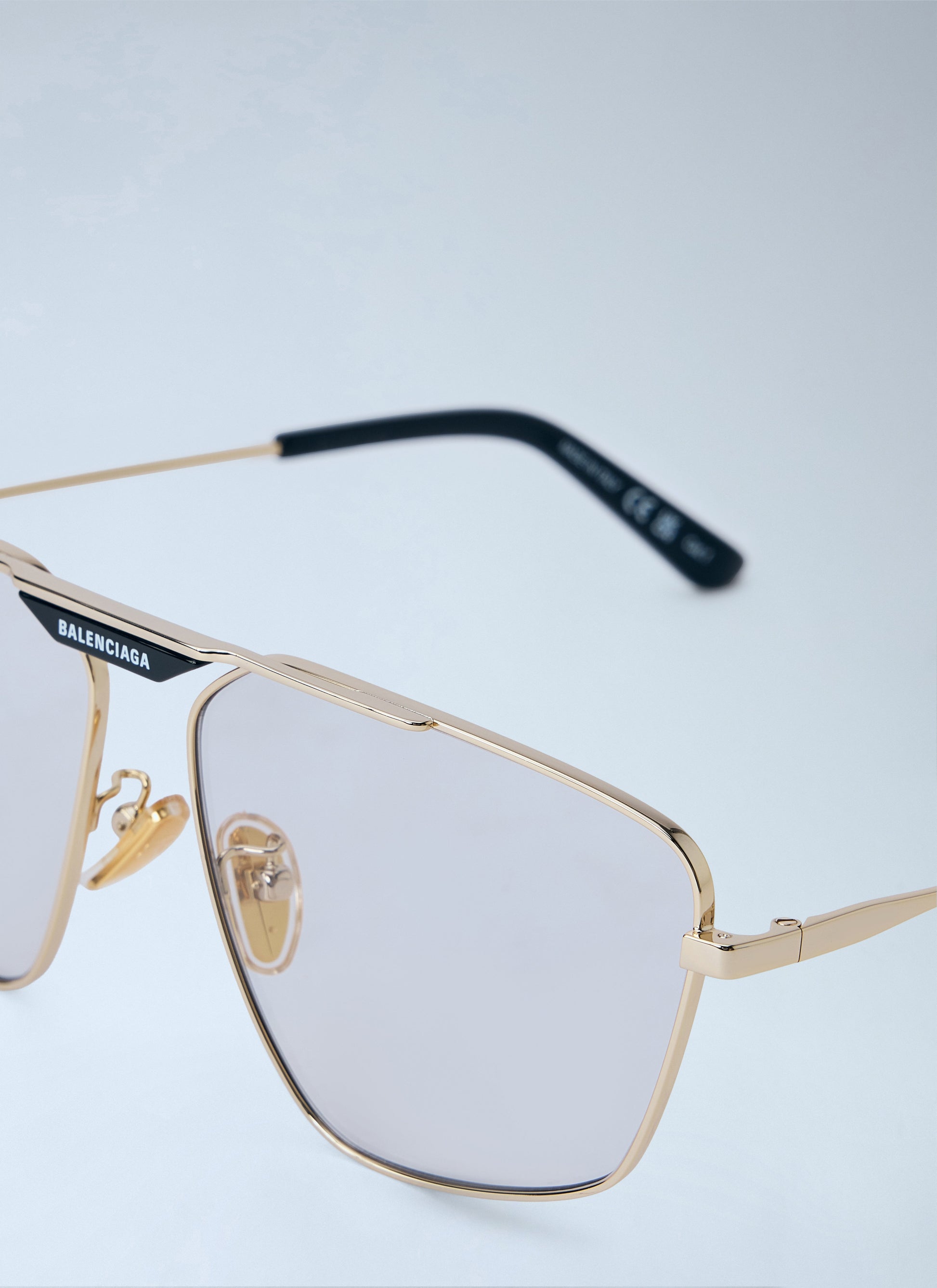 Balenciaga Men Tag 2.0 Navigator Sunglasses BALENCIAGA