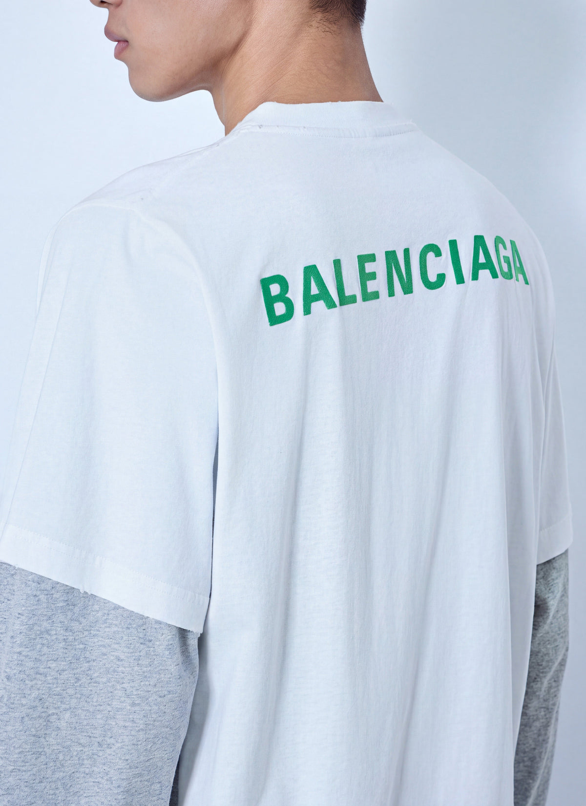 Balenciaga Men Hybrid Double T-Shirt BALENCIAGA