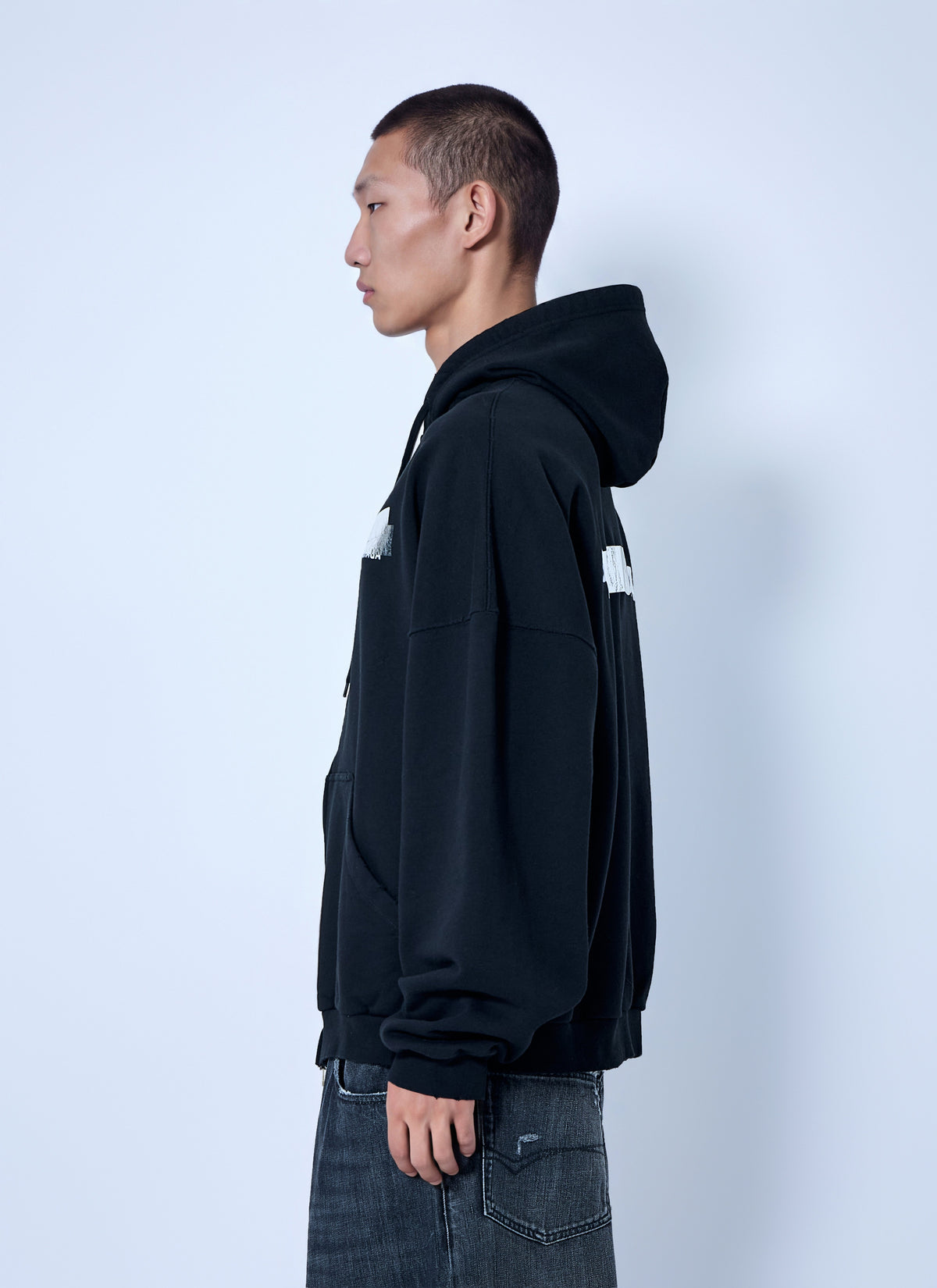 Balenciaga Men Large Zip-Up Hoodie BALENCIAGA