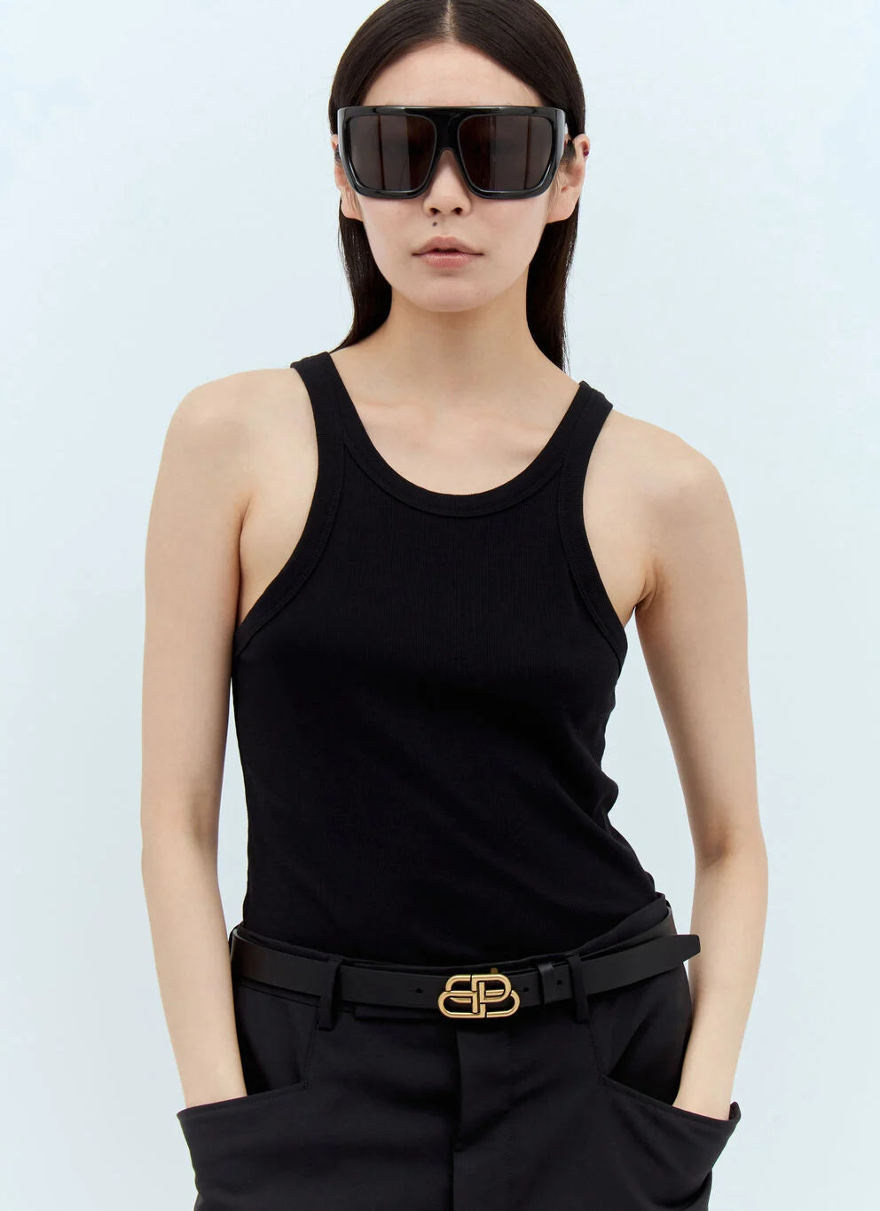 Balenciaga Women Bb Logo Belt BALENCIAGA