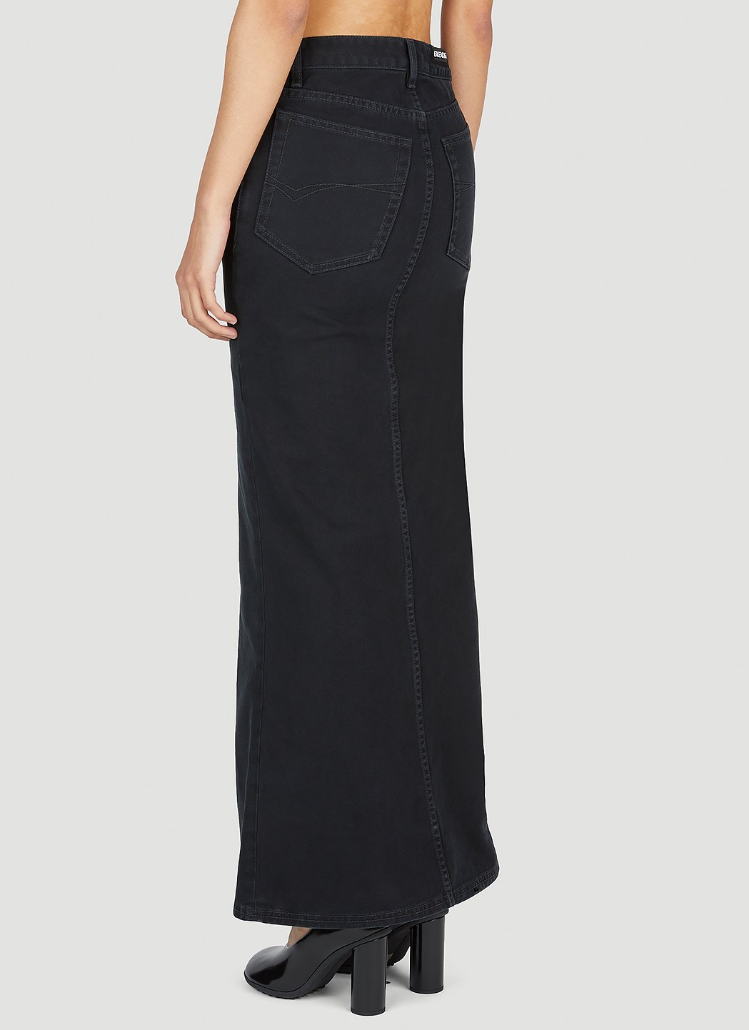Balenciaga Women Denim Maxi Skirt BALENCIAGA