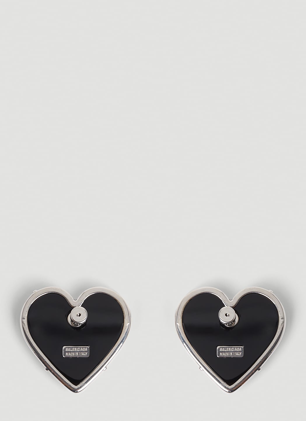 Balenciaga Women Heart Logo Earrings BALENCIAGA