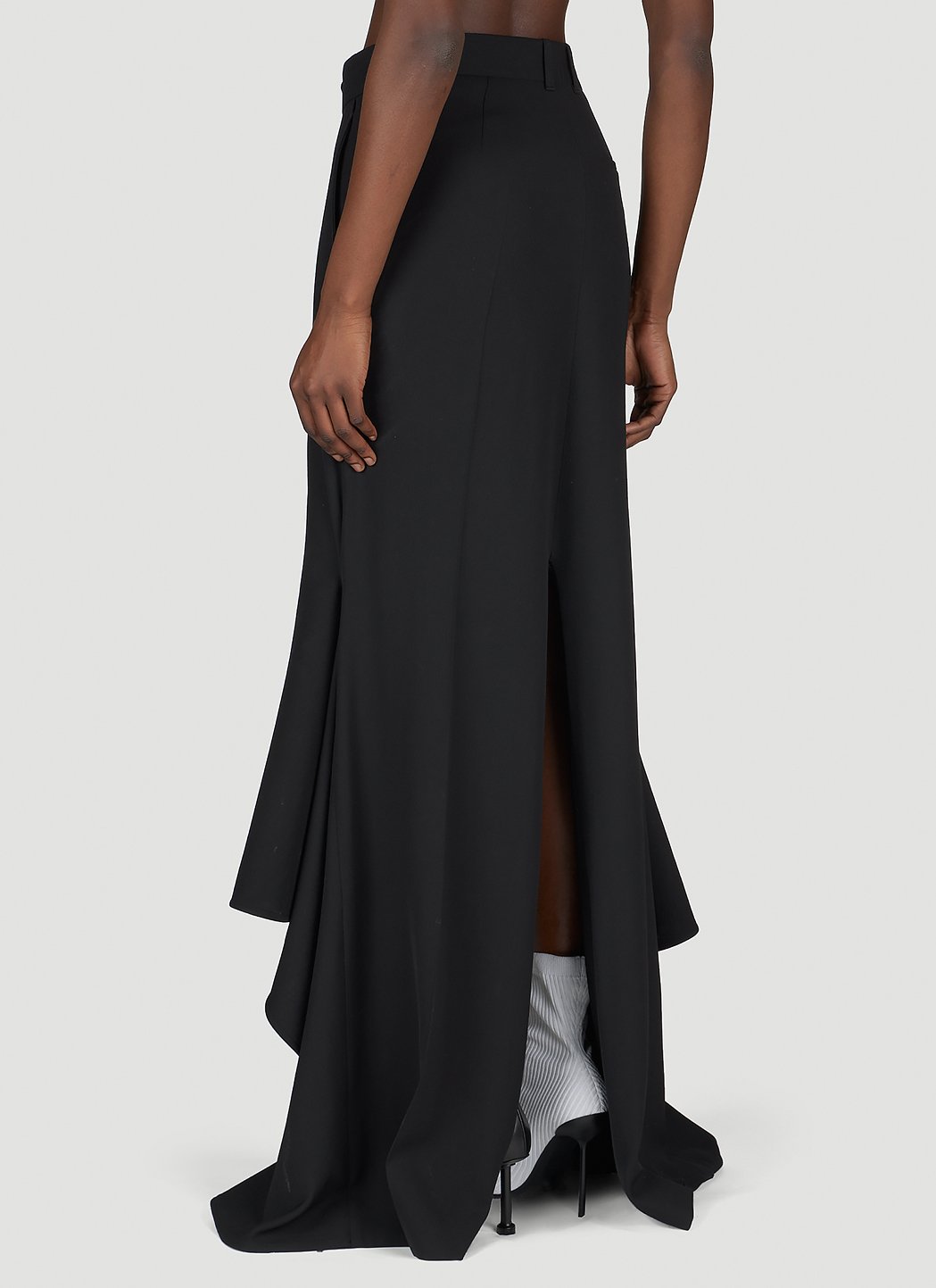 Balenciaga Women Godet Draped Skirt BALENCIAGA