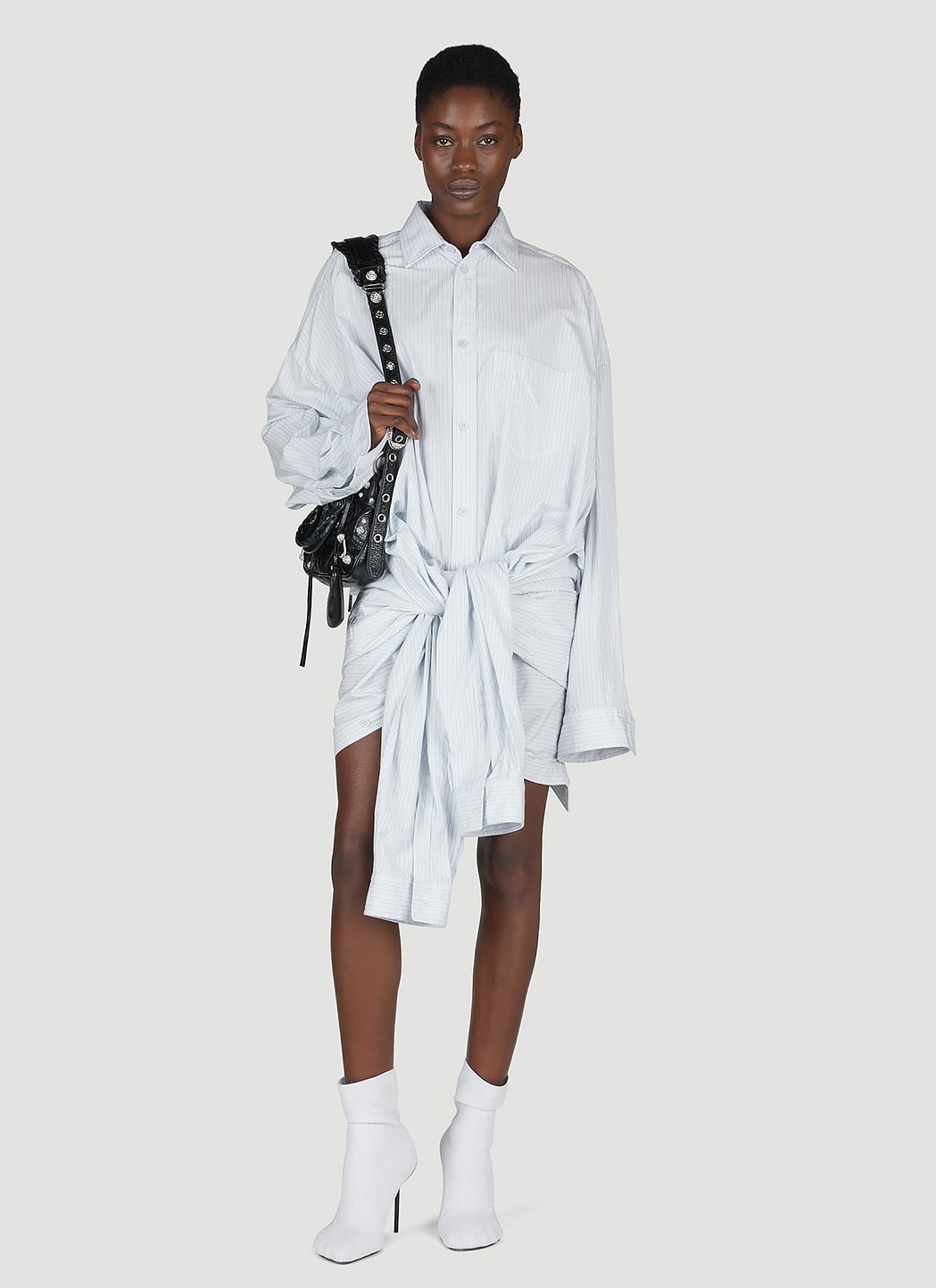 Balenciaga Women Double Pin-Stripe Shirt BALENCIAGA