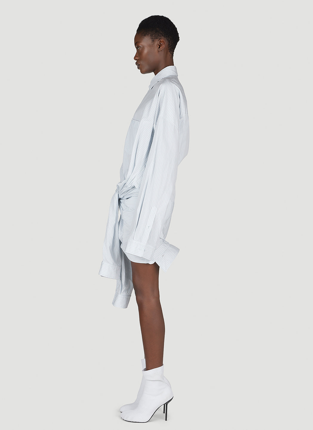 Balenciaga Women Double Pin-Stripe Shirt BALENCIAGA