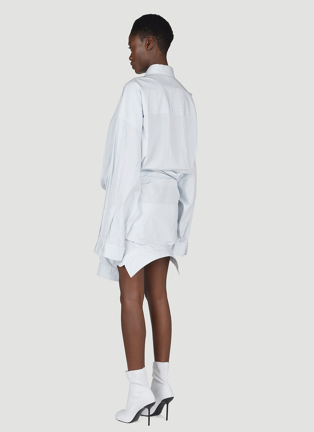Balenciaga Women Double Pin-Stripe Shirt BALENCIAGA