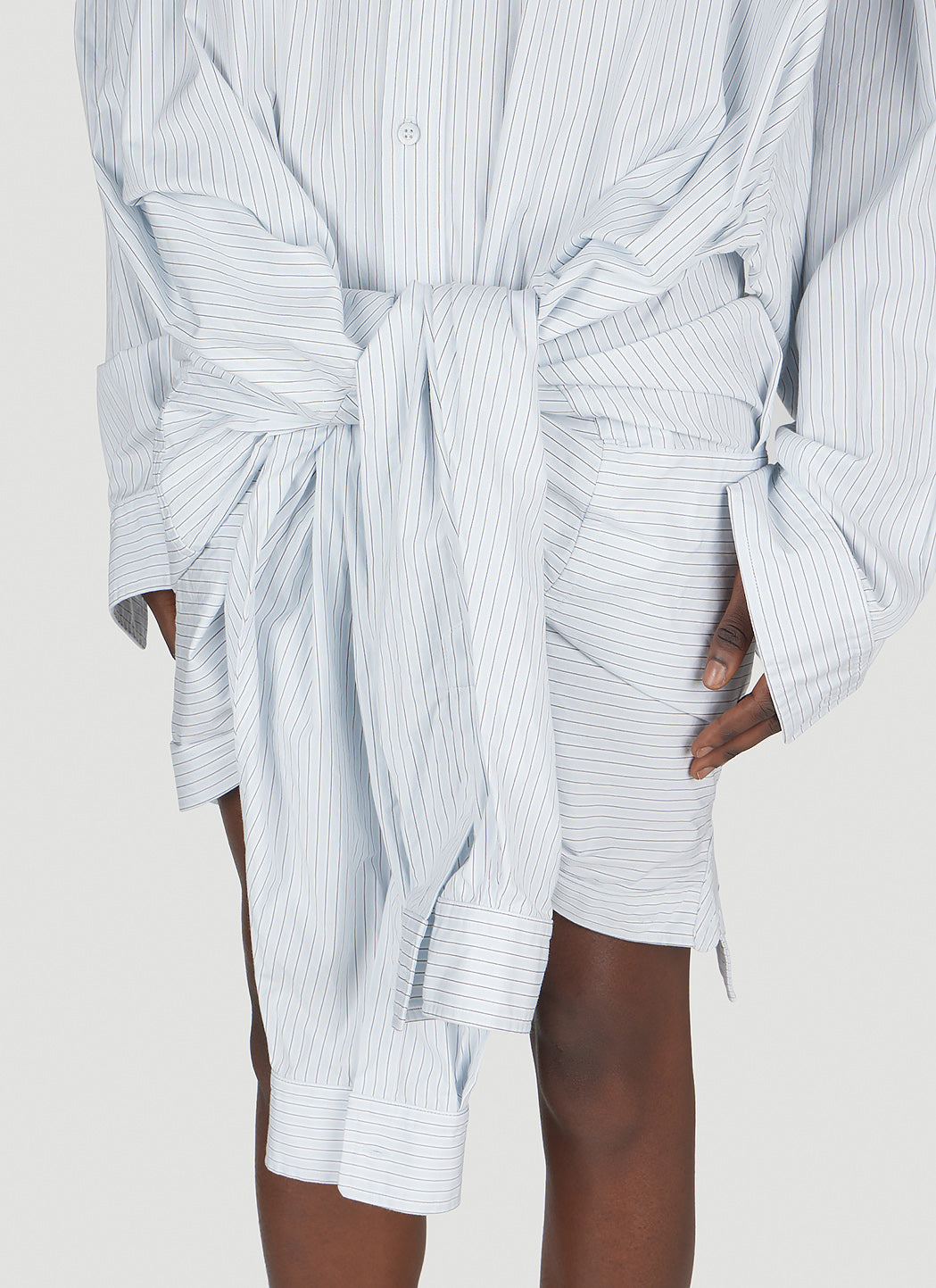Balenciaga Women Double Pin-Stripe Shirt BALENCIAGA