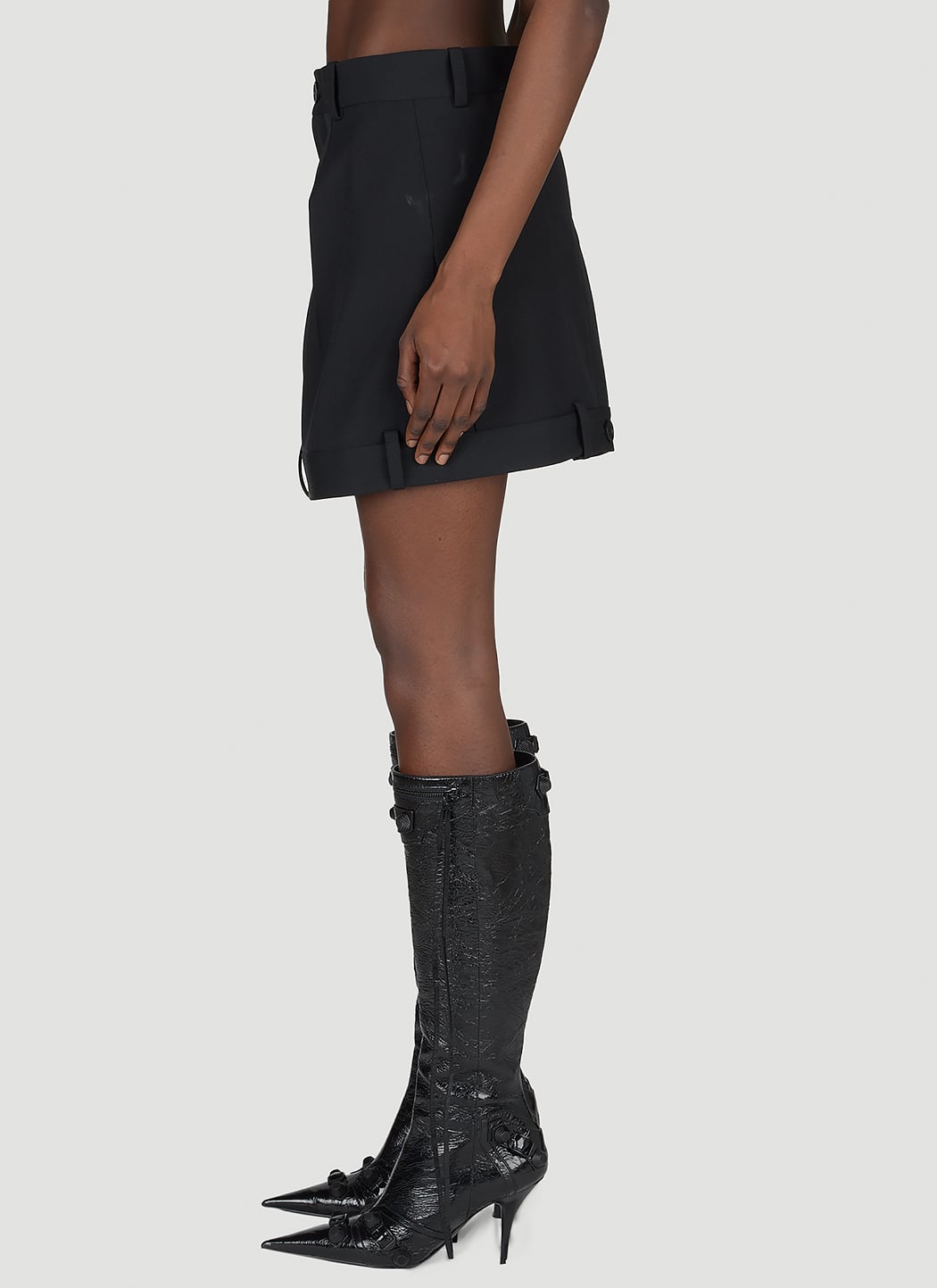 Balenciaga Women Deconstructed Mini Skirt BALENCIAGA