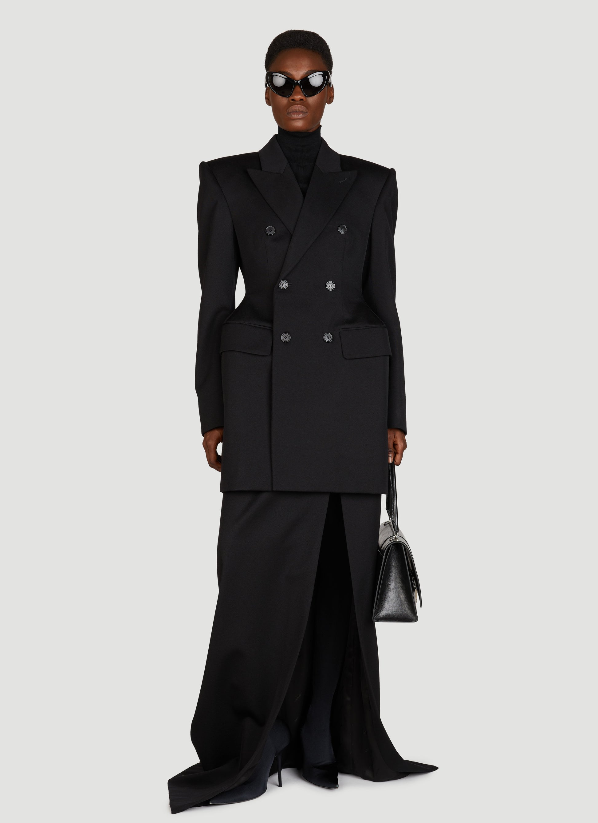 Balenciaga Women Split Tailored Skirt BALENCIAGA