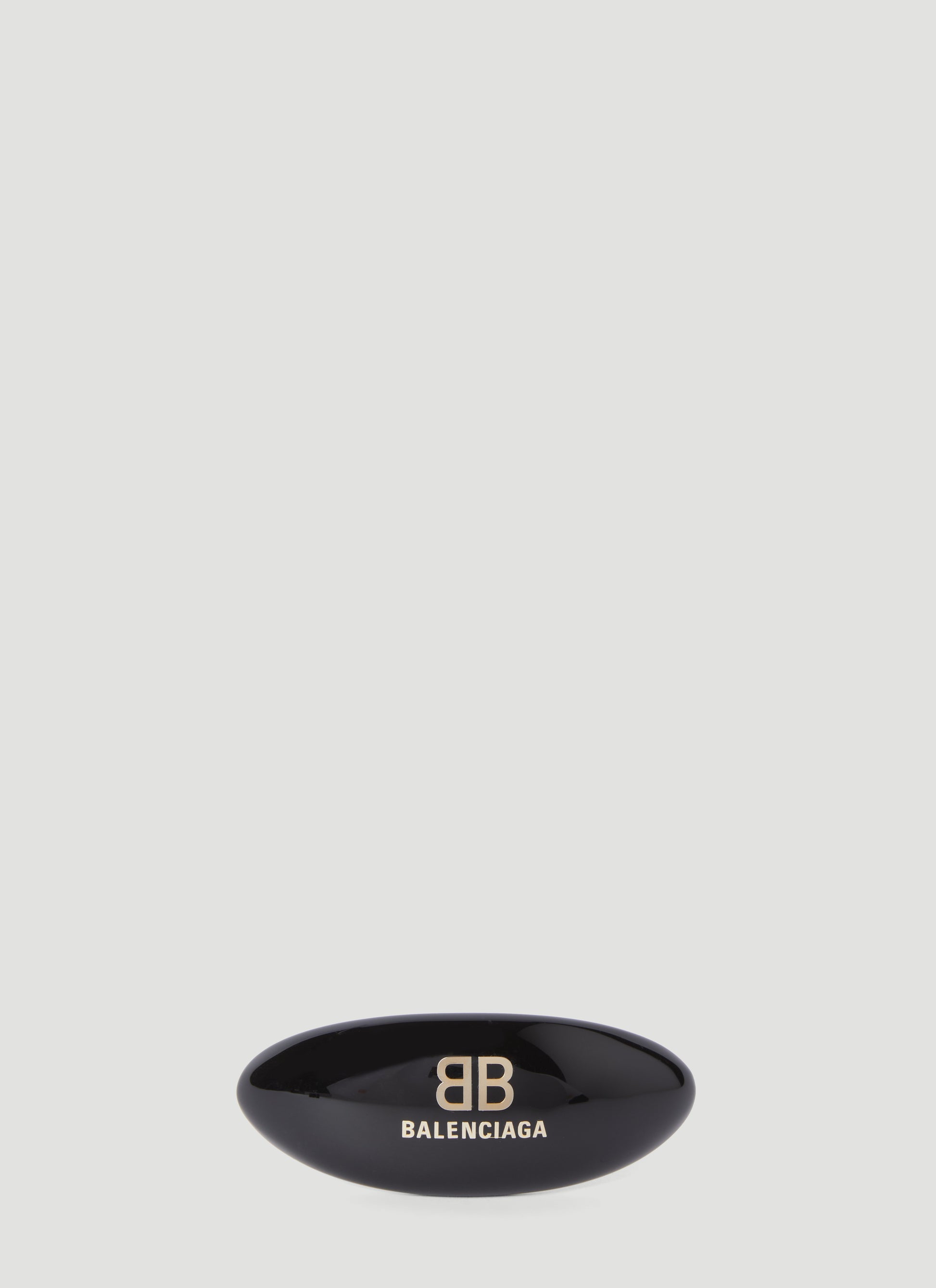 Balenciaga Women Logo Applique Hair Clip BALENCIAGA