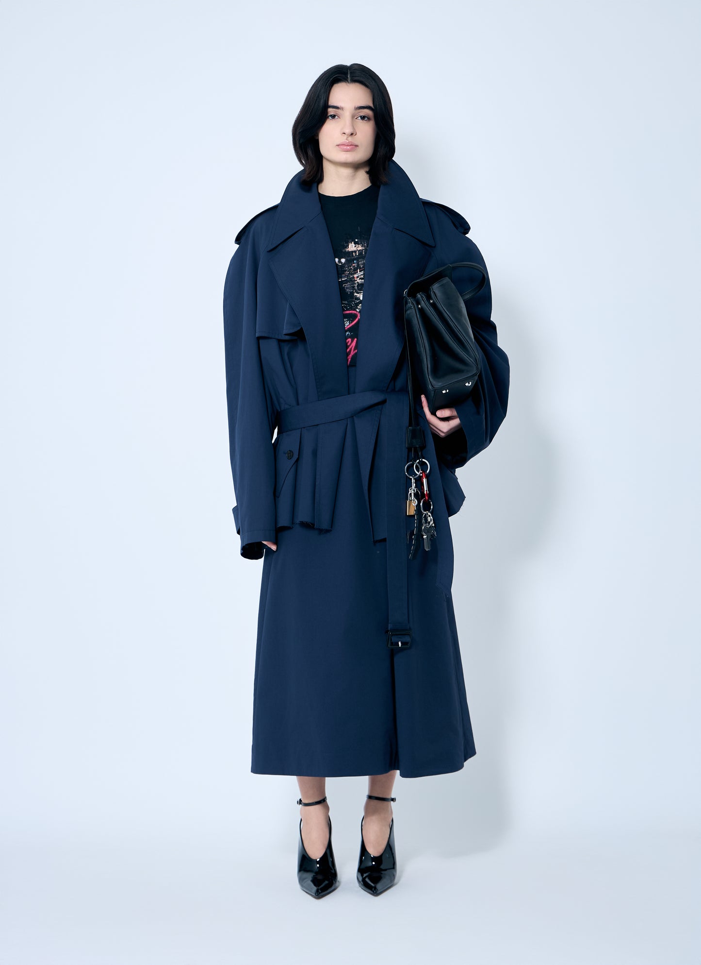 Balenciaga Women Cotton Midi Skirt BALENCIAGA