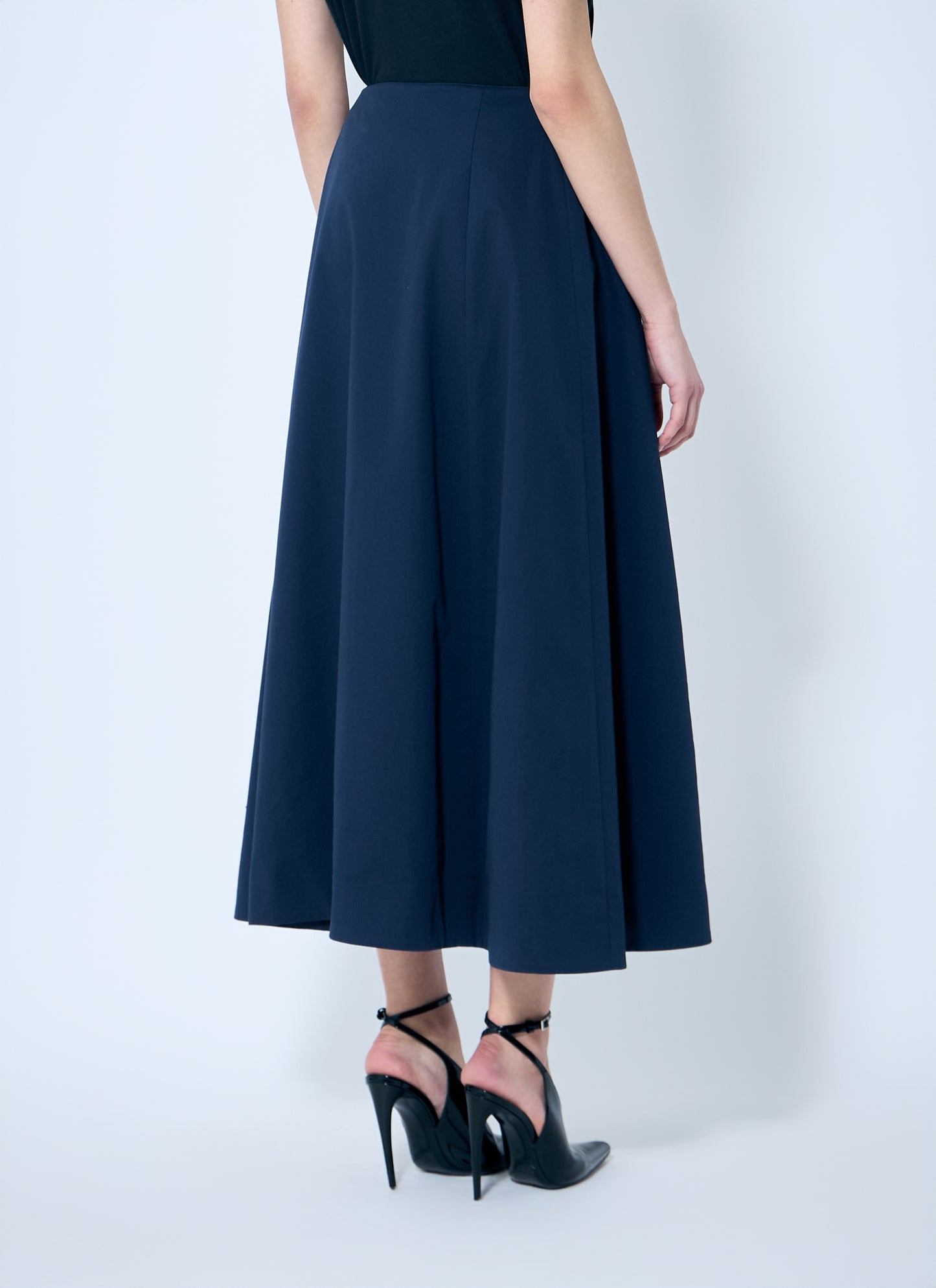 Balenciaga Women Cotton Midi Skirt BALENCIAGA
