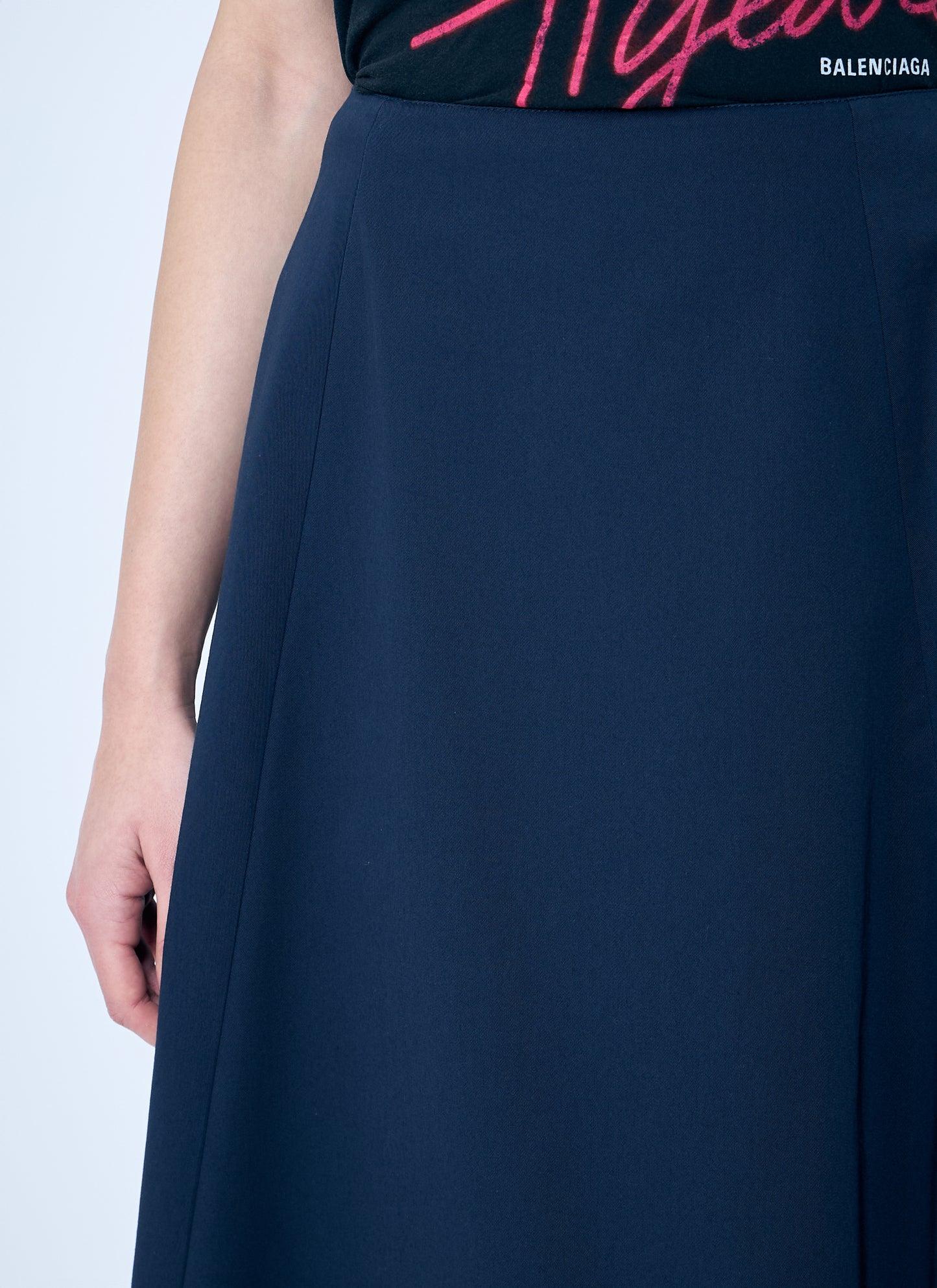 Balenciaga Women Cotton Midi Skirt BALENCIAGA