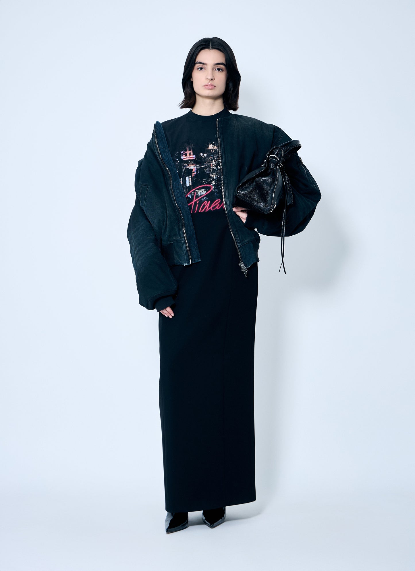 Balenciaga Women Hourglass Maxi Skirt BALENCIAGA