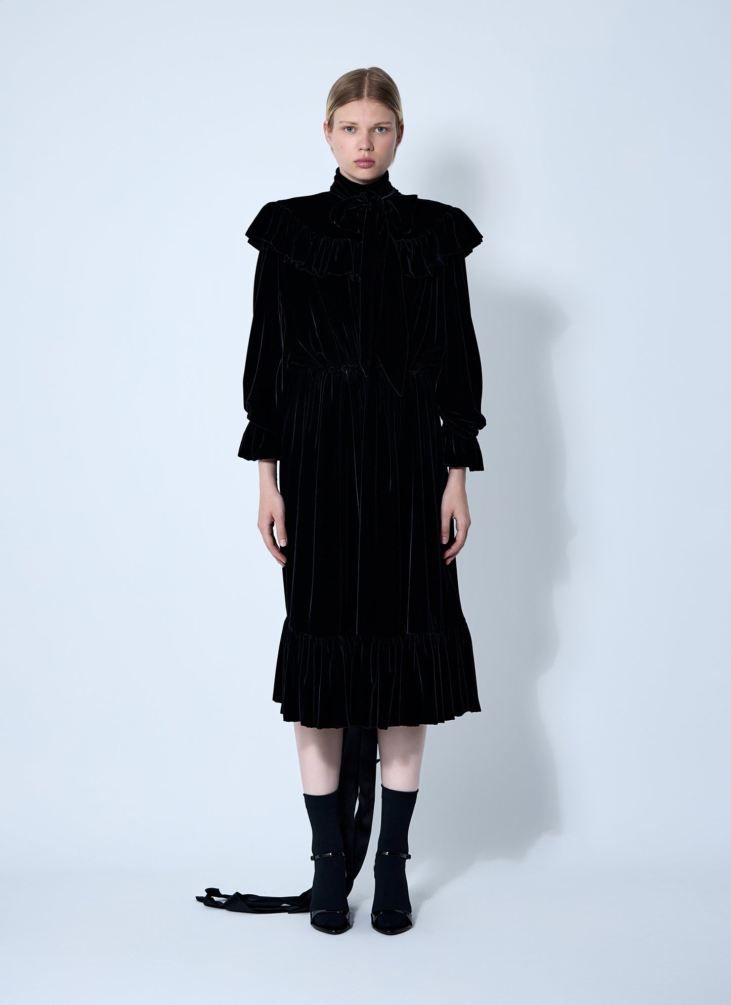 Balenciaga Women Lace-Up Dress BALENCIAGA