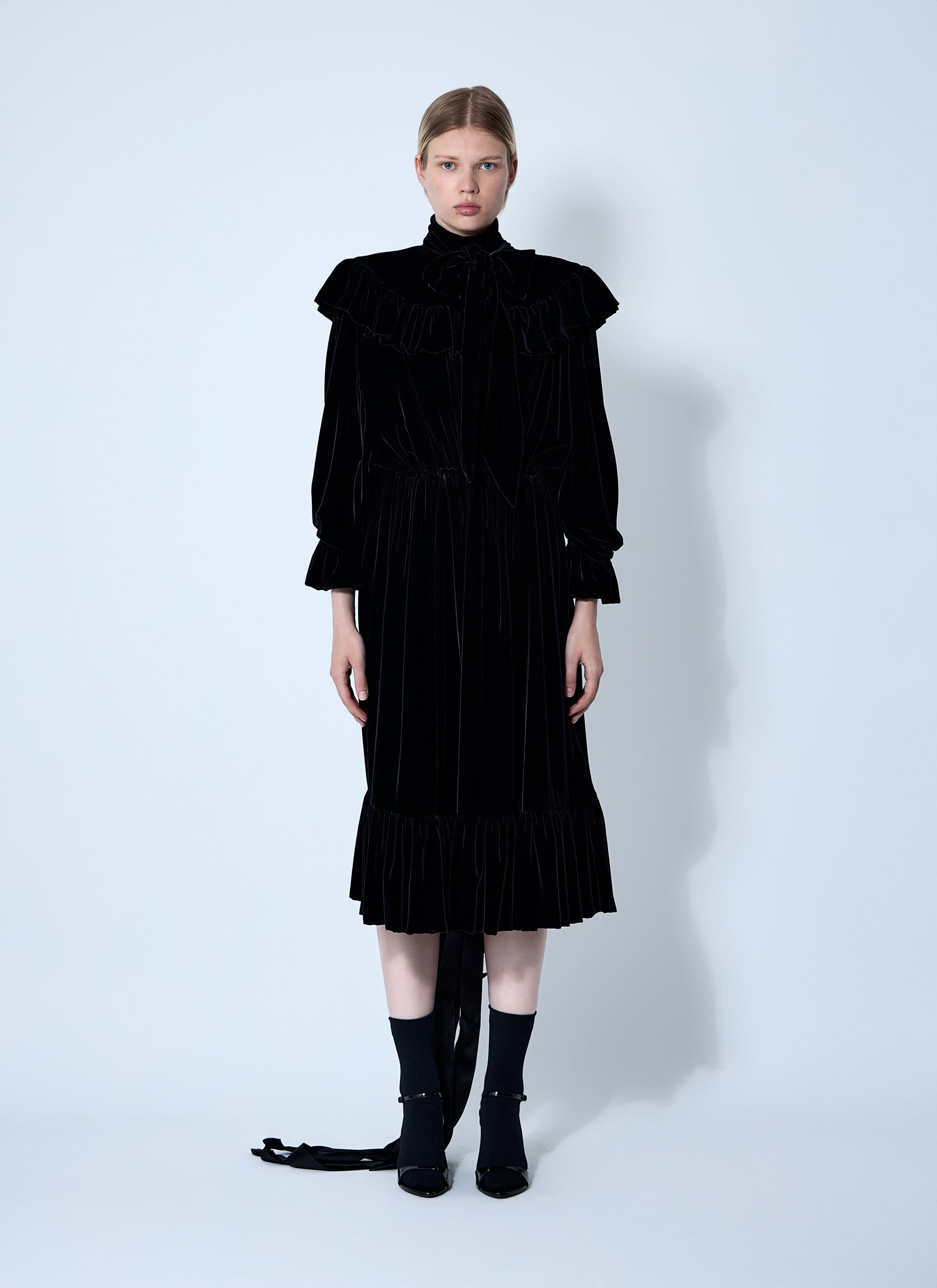 Balenciaga Women Lace-Up Dress BALENCIAGA