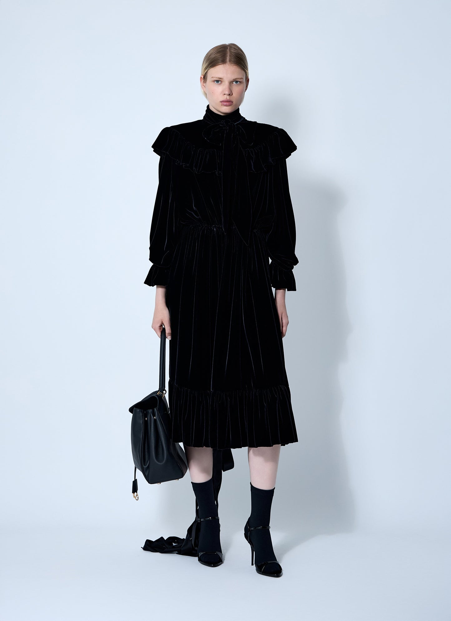 Balenciaga Women Lace-Up Dress BALENCIAGA