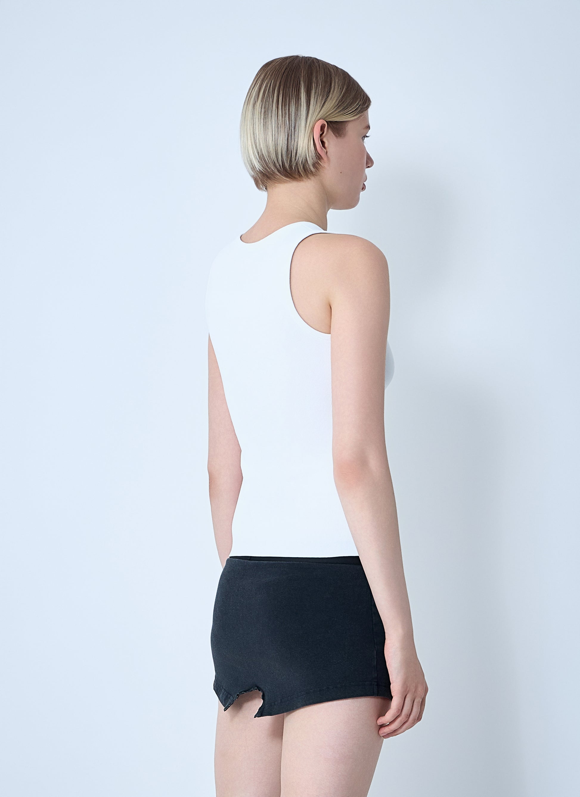 Balenciaga Women Logo Motif Tank Top BALENCIAGA