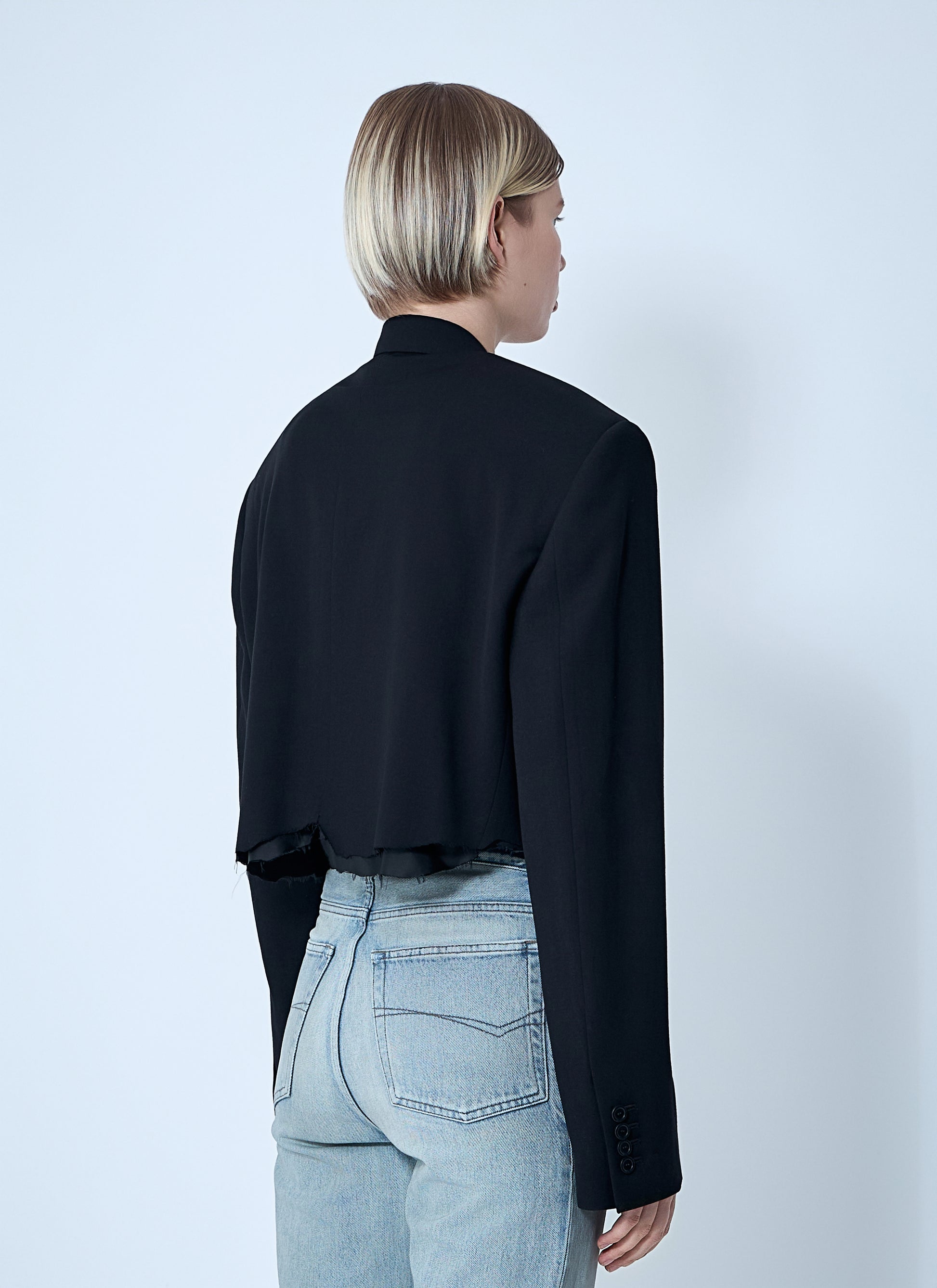 Balenciaga Women Cut-Off Blazer BALENCIAGA