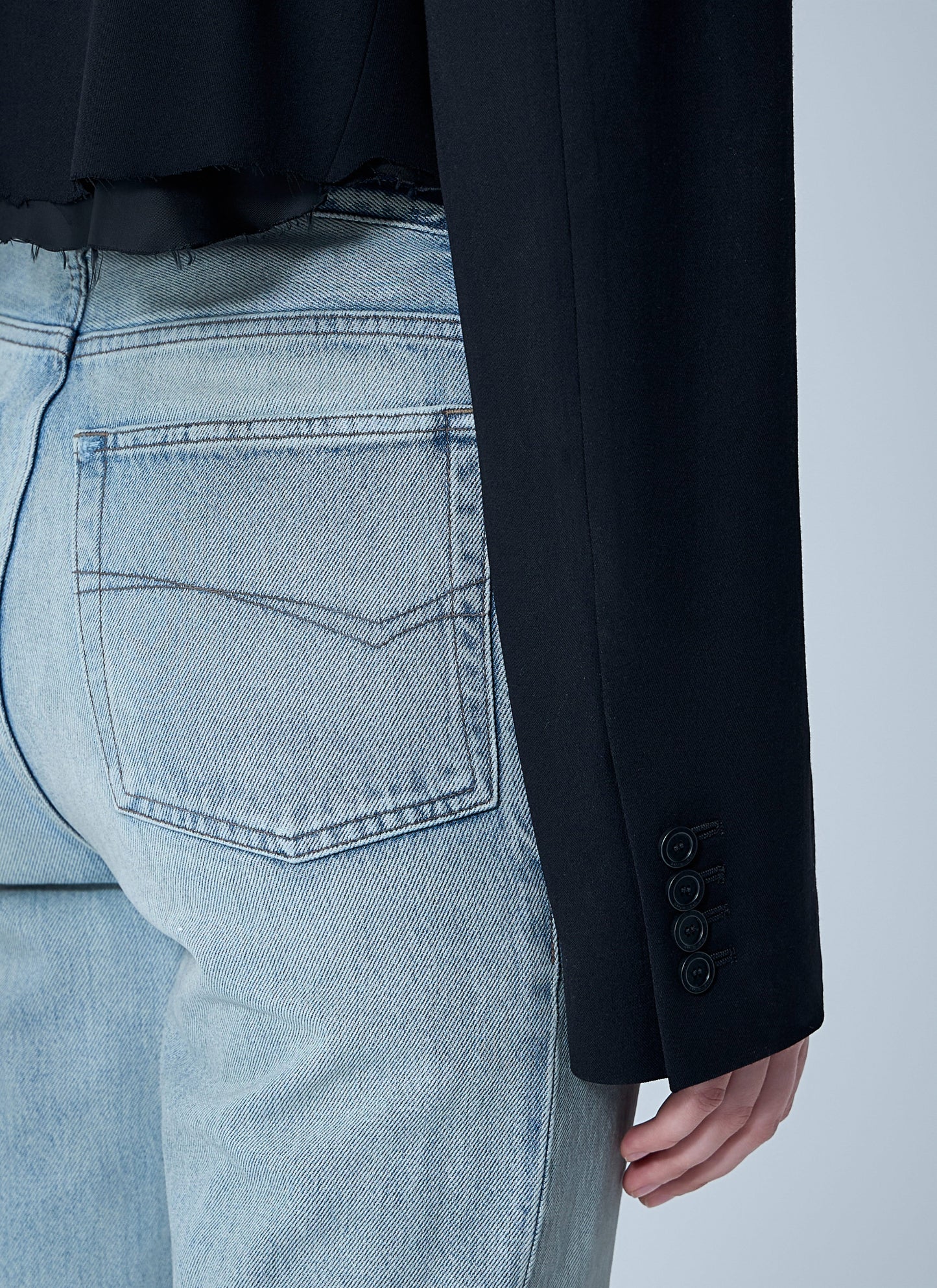 Balenciaga Women Cut-Off Blazer BALENCIAGA