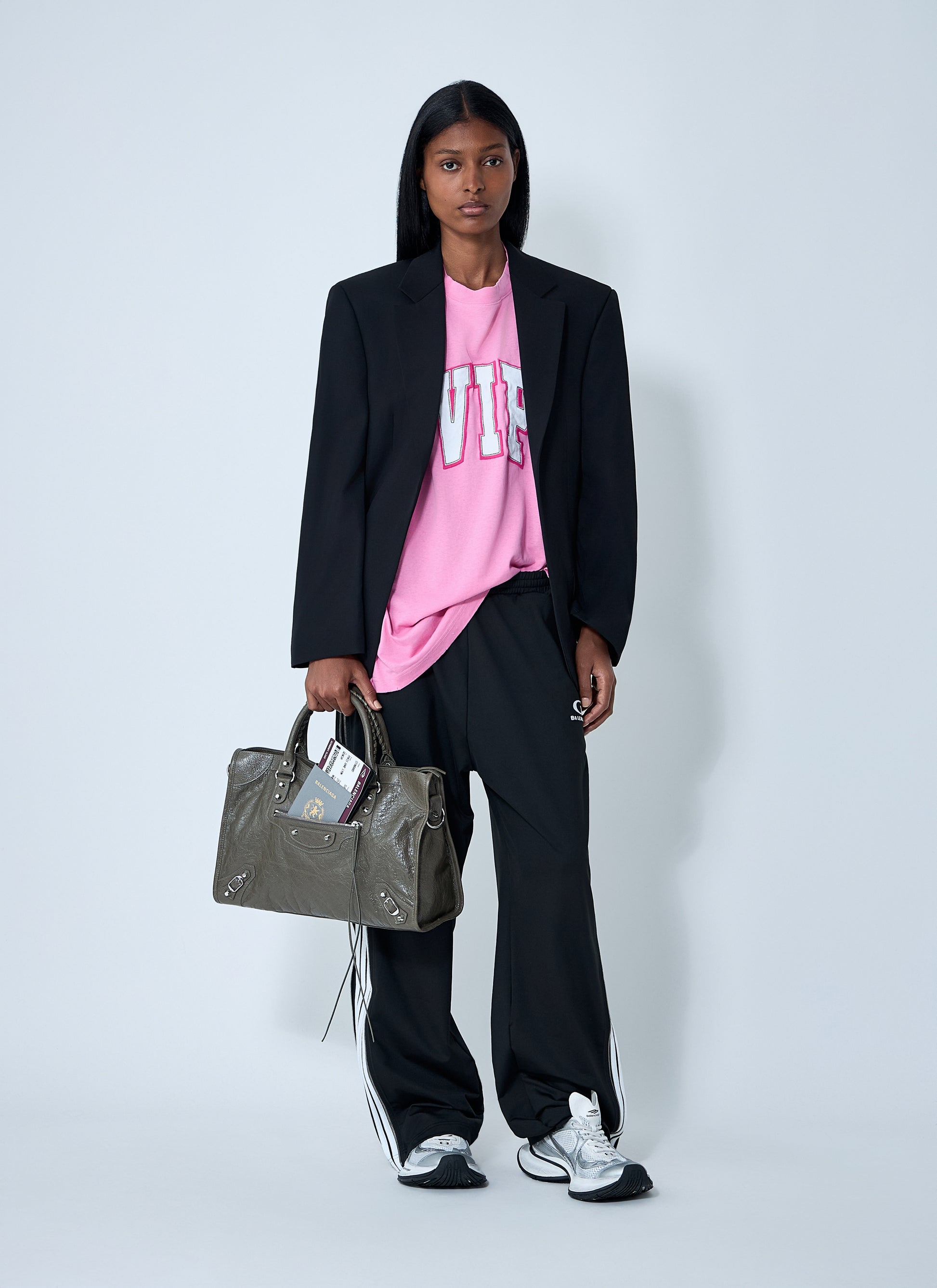 Balenciaga Women Single-Breasted Blazer BALENCIAGA