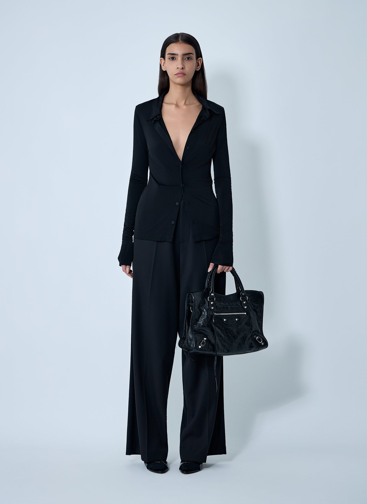 Balenciaga Women Tailored Wool Pants
