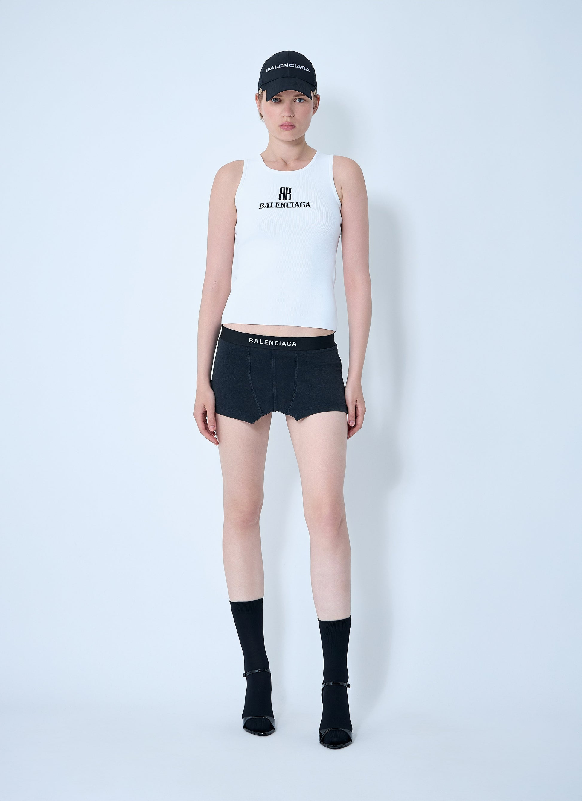 Balenciaga Women Cut-Off Brief Mini Skirt BALENCIAGA