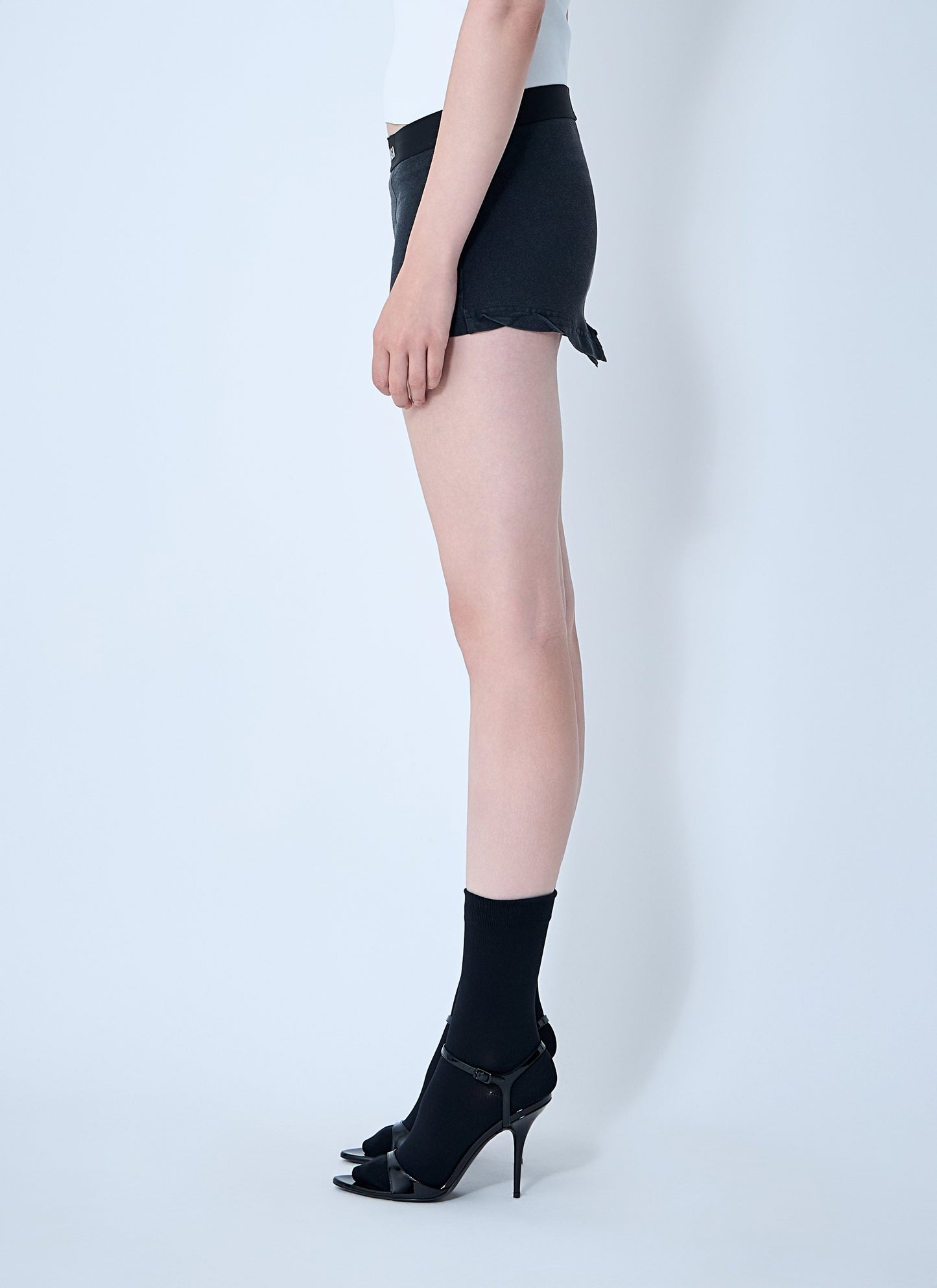 Balenciaga Women Cut-Off Brief Mini Skirt BALENCIAGA