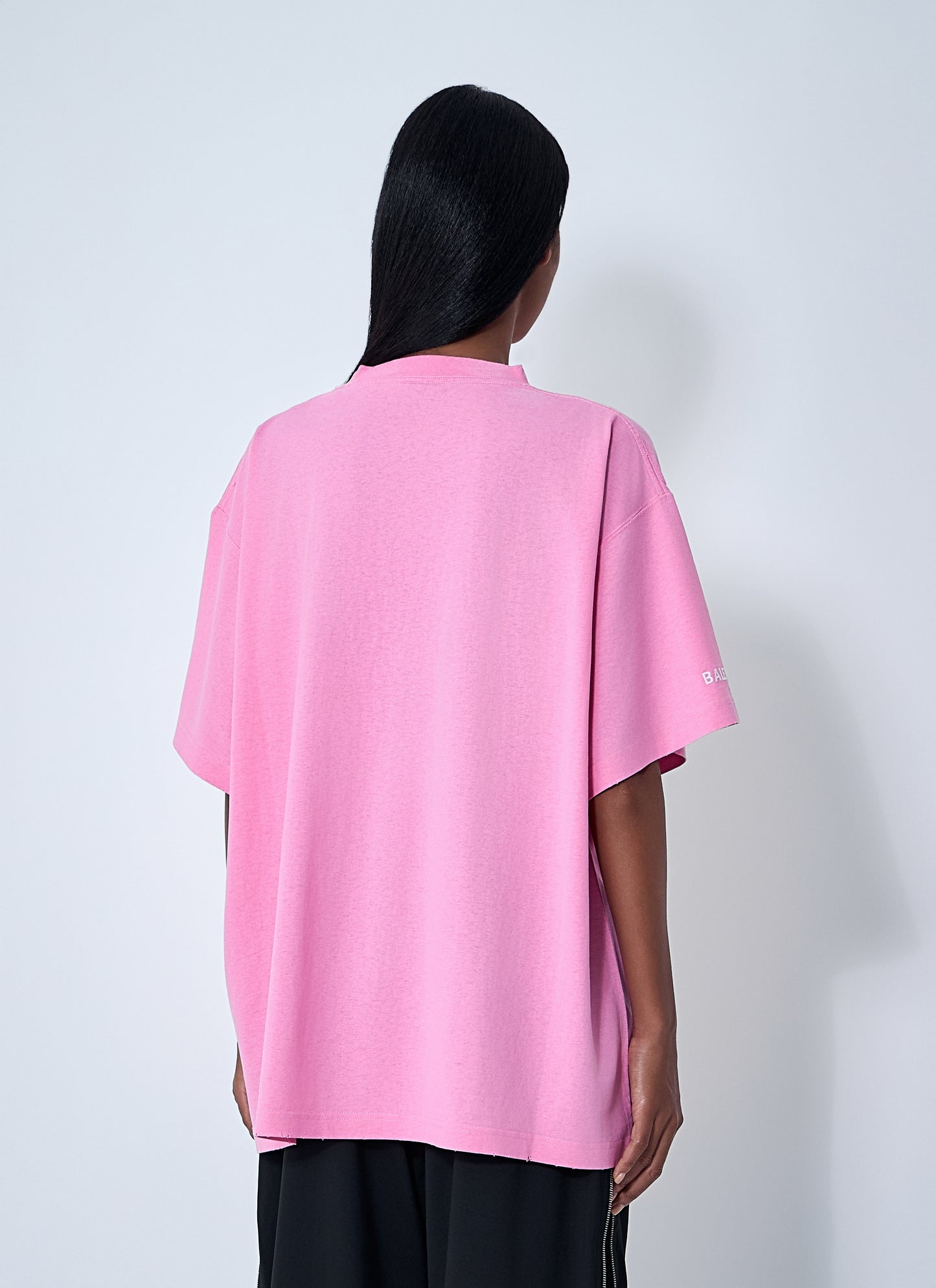 Balenciaga Women Logo Motif T-Shirt BALENCIAGA