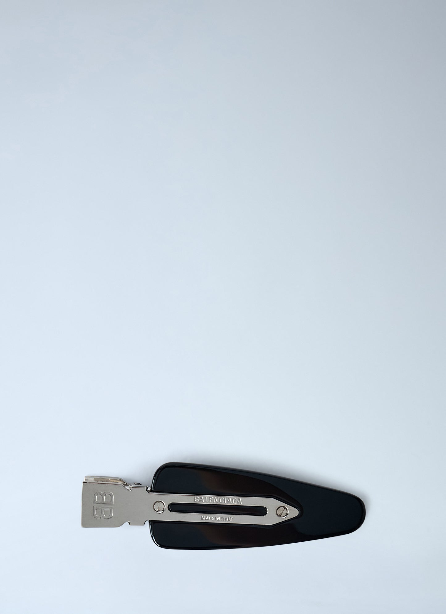 Balenciaga Women Set Of Two Logo Engraved Hair Clips BALENCIAGA