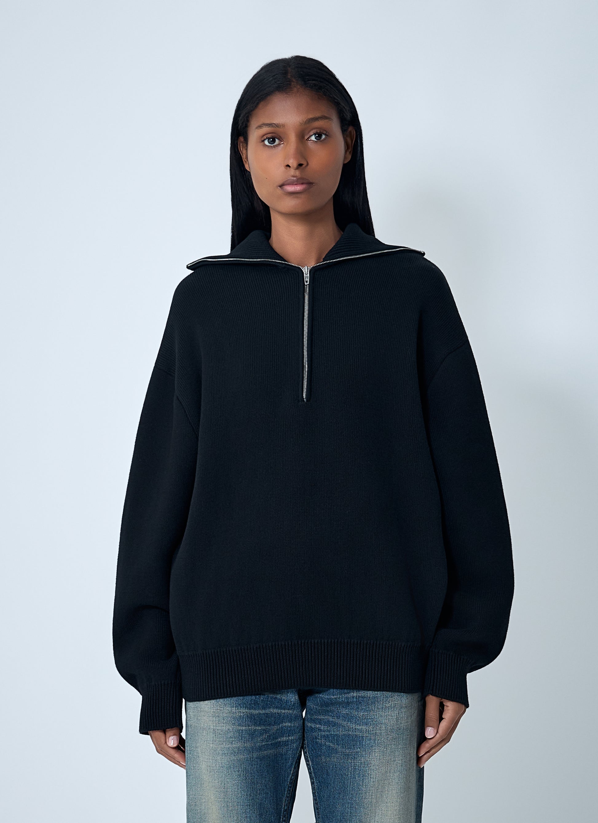 Balenciaga Women Zip-Up Sweater BALENCIAGA