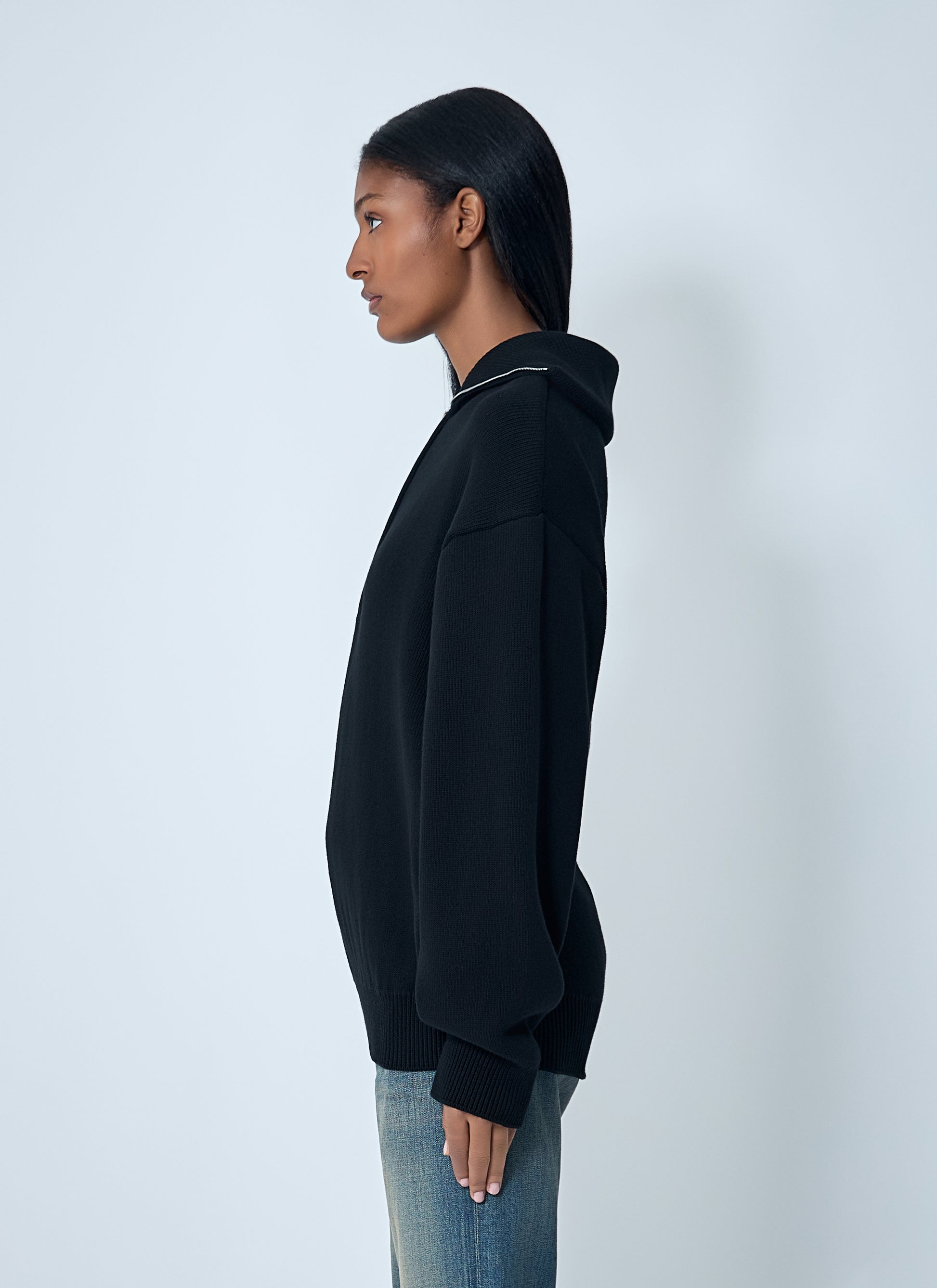 Balenciaga Women Zip-Up Sweater BALENCIAGA