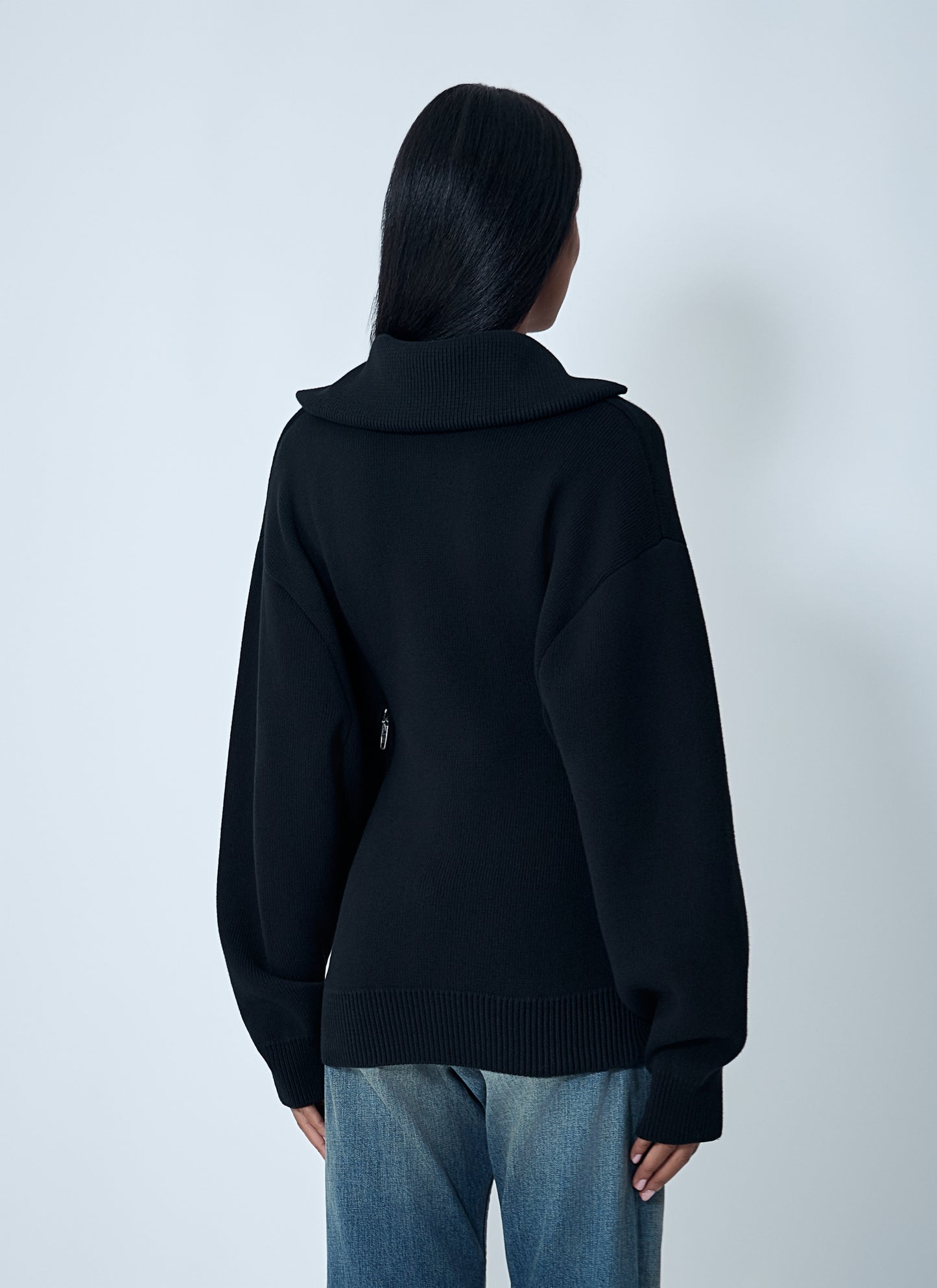 Balenciaga Women Zip-Up Sweater BALENCIAGA