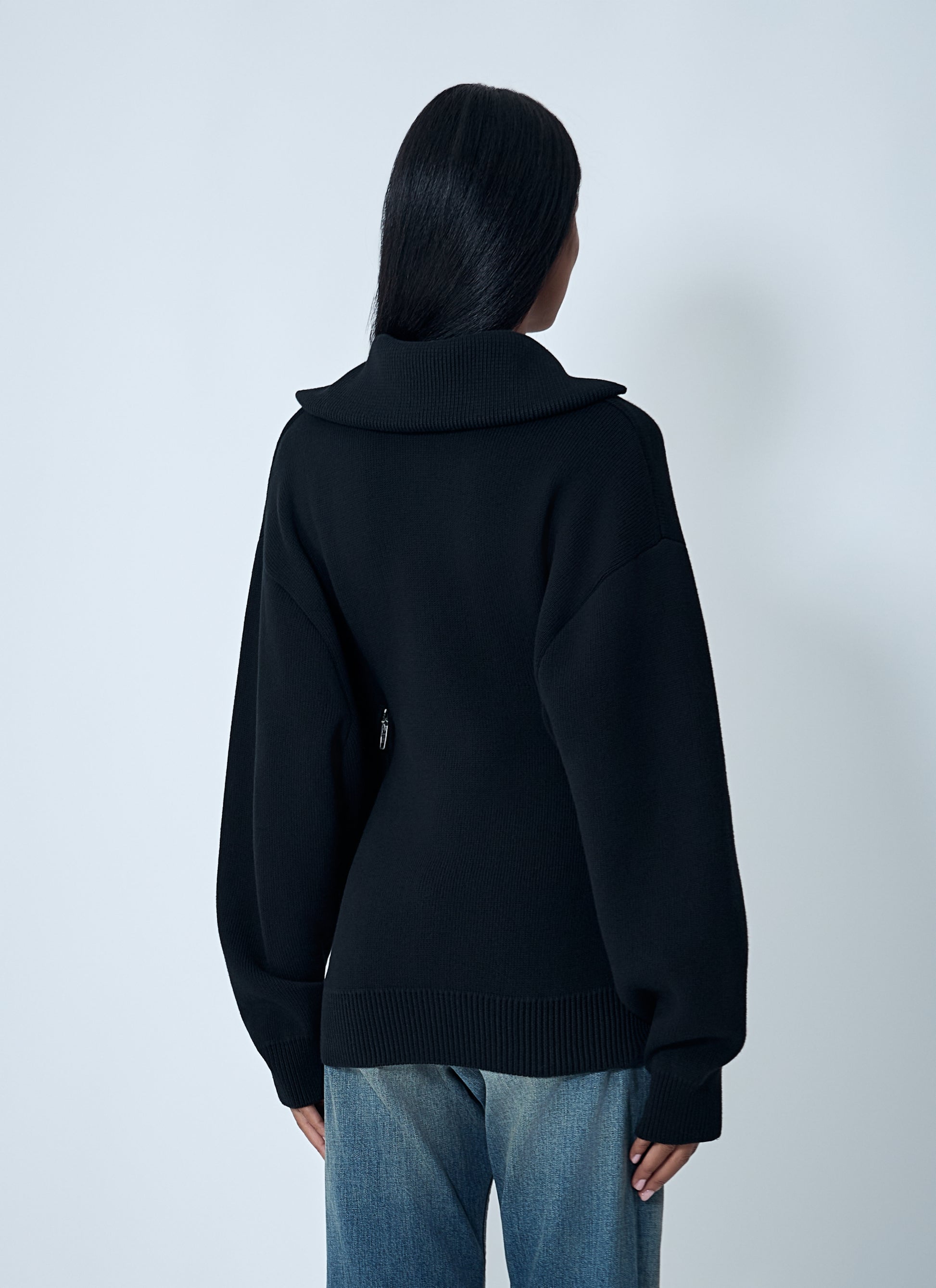 Balenciaga Women Zip-Up Sweater BALENCIAGA