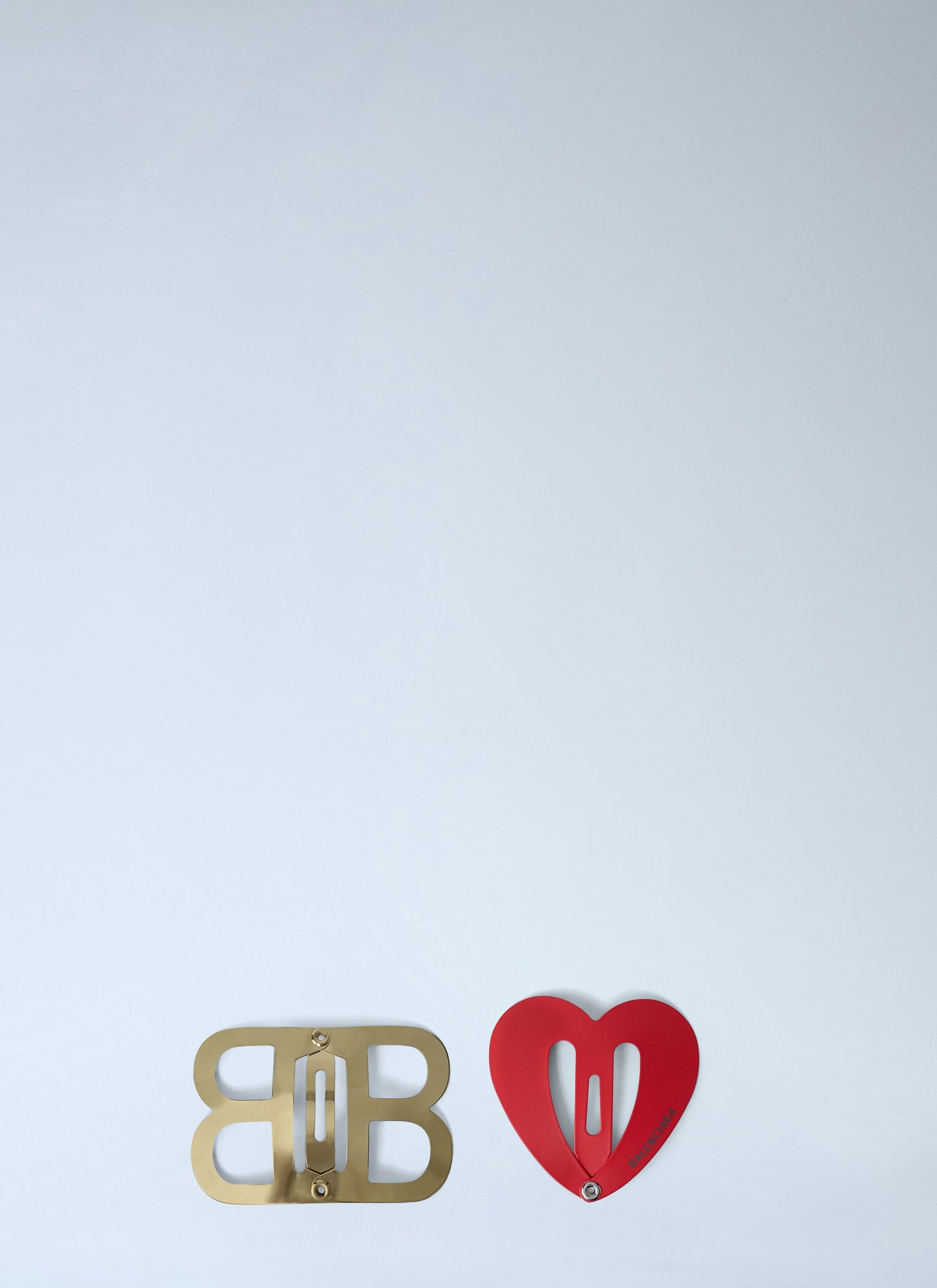 Balenciaga Women Set Of Two Bazr Lov Bb Hair Clips BALENCIAGA