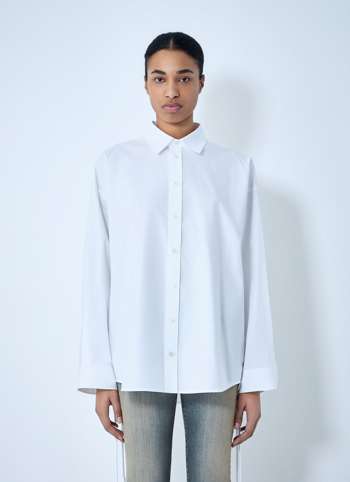 Balenciaga Women Lace-Up Shirt BALENCIAGA
