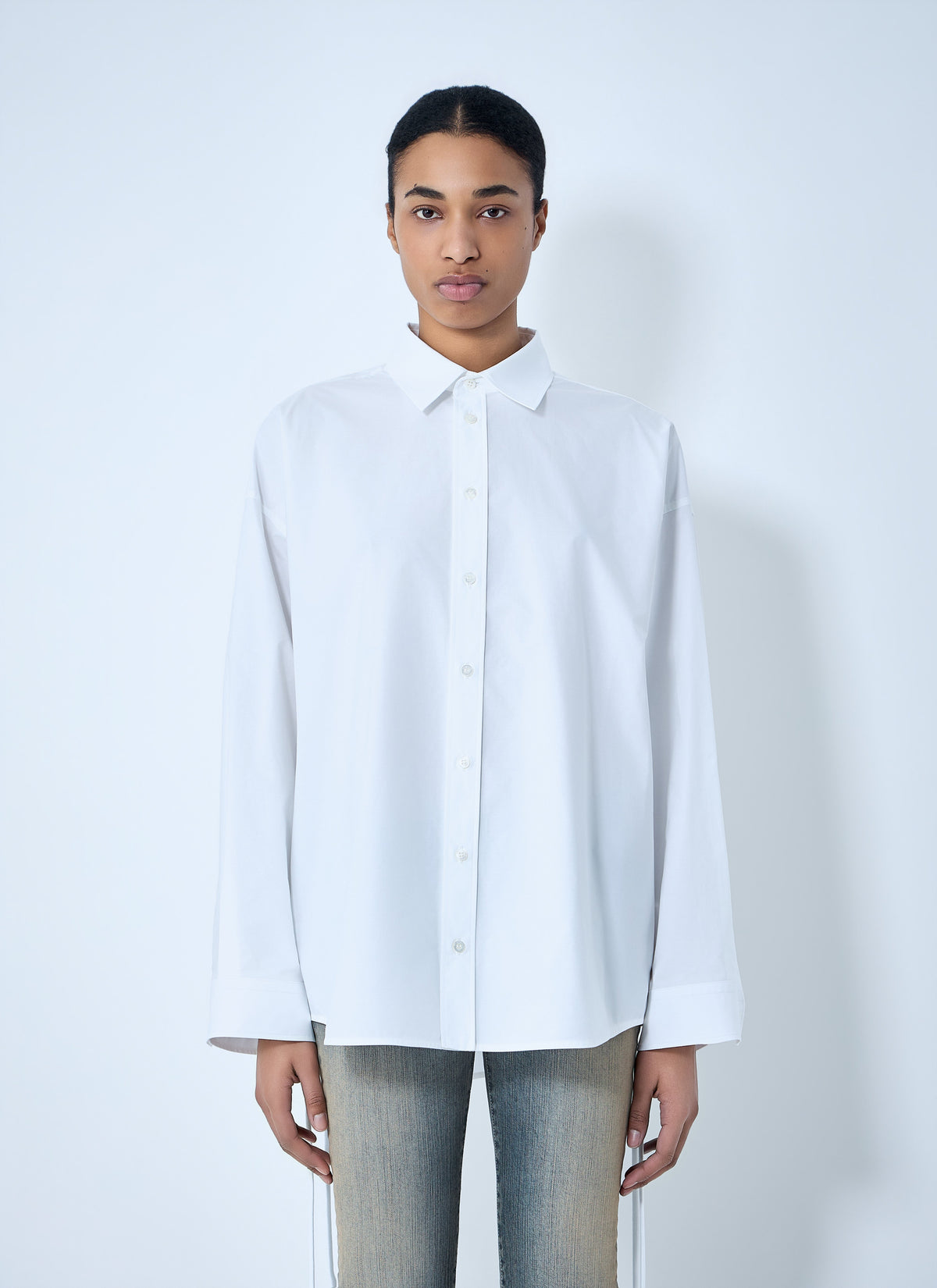 Balenciaga Women Lace-Up Shirt BALENCIAGA