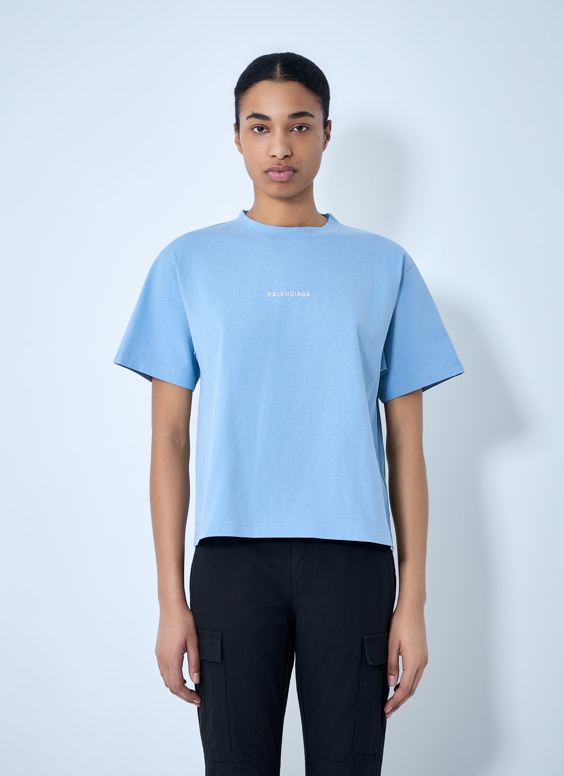 Balenciaga Women Medium Fit T-Shirt BALENCIAGA