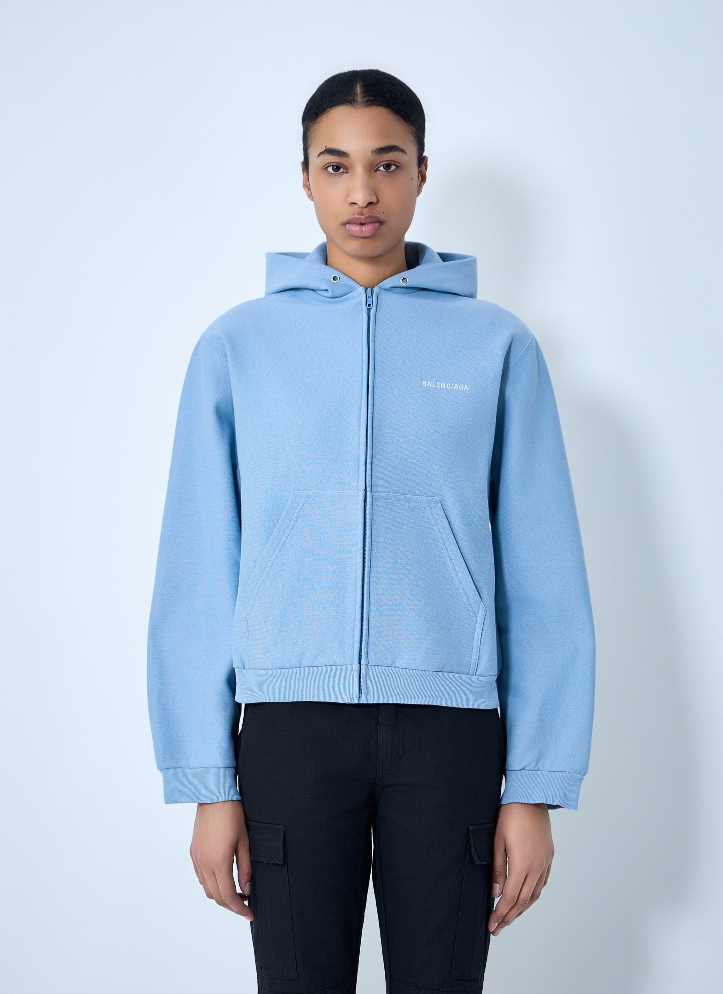 Balenciaga Women Zip-Up Hoodie BALENCIAGA